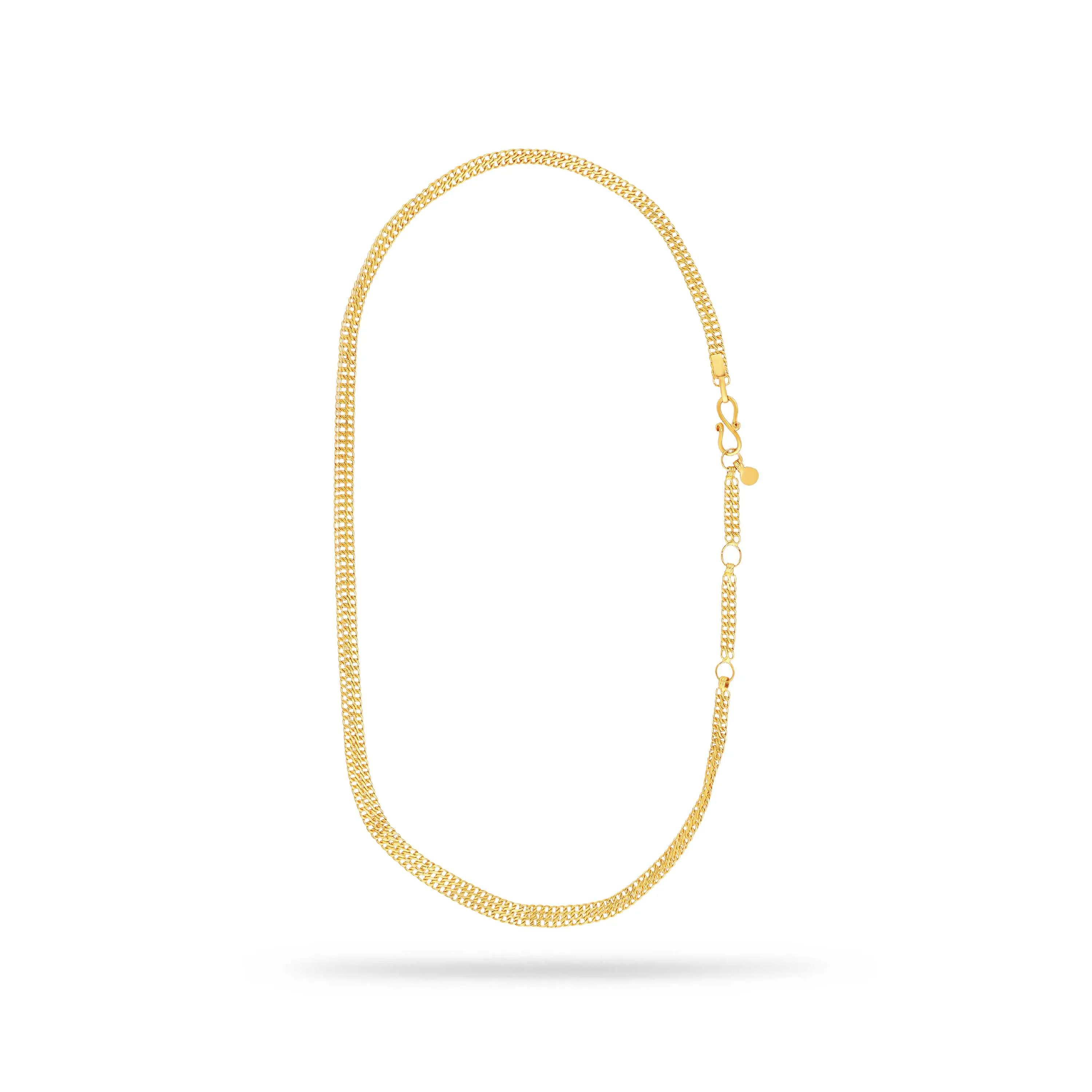 Traditionally Crafted And Detailed 22KT Gold Aranjanam For Kids