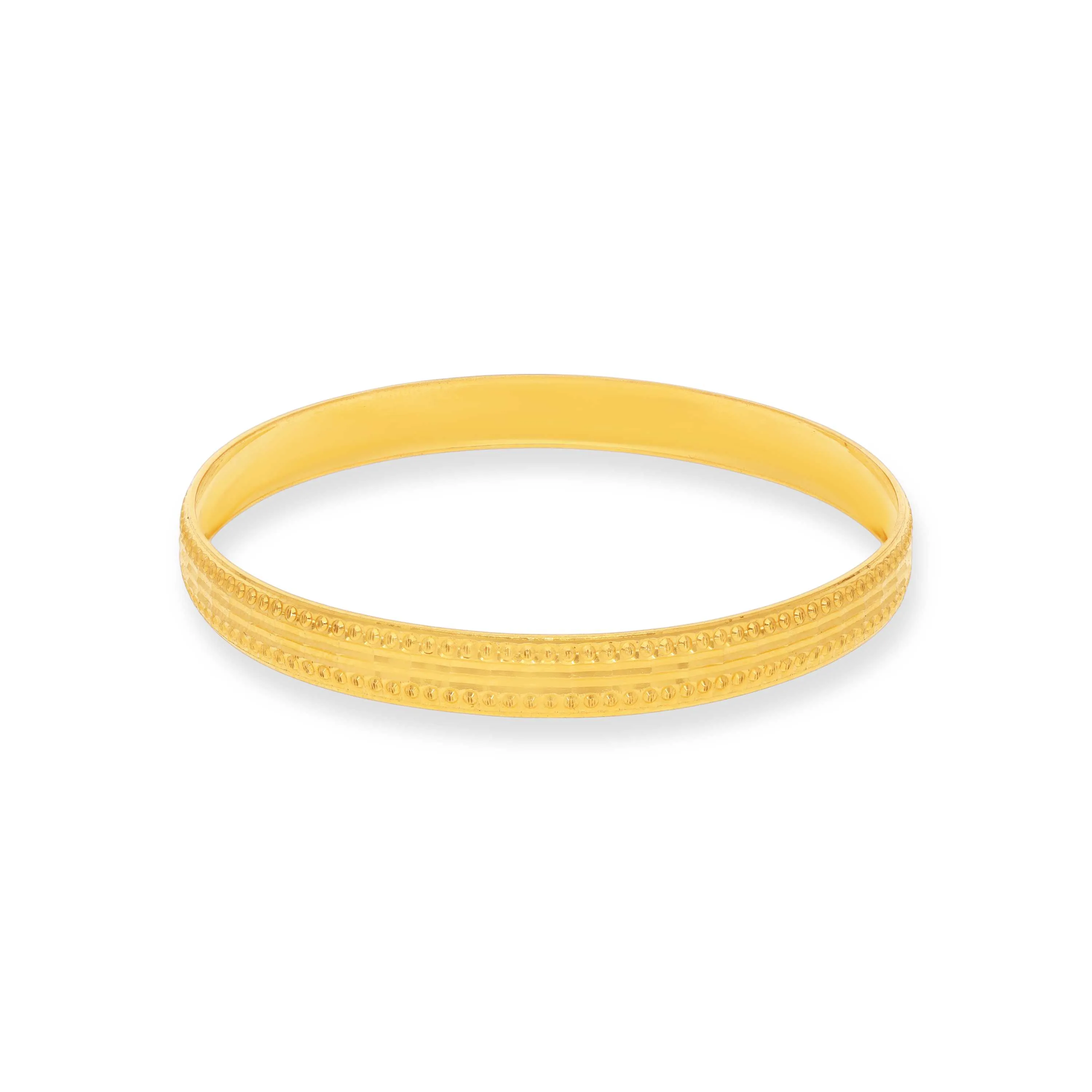 Classic Finely Detailed And Crafted 22KT Gold Bangles For Women