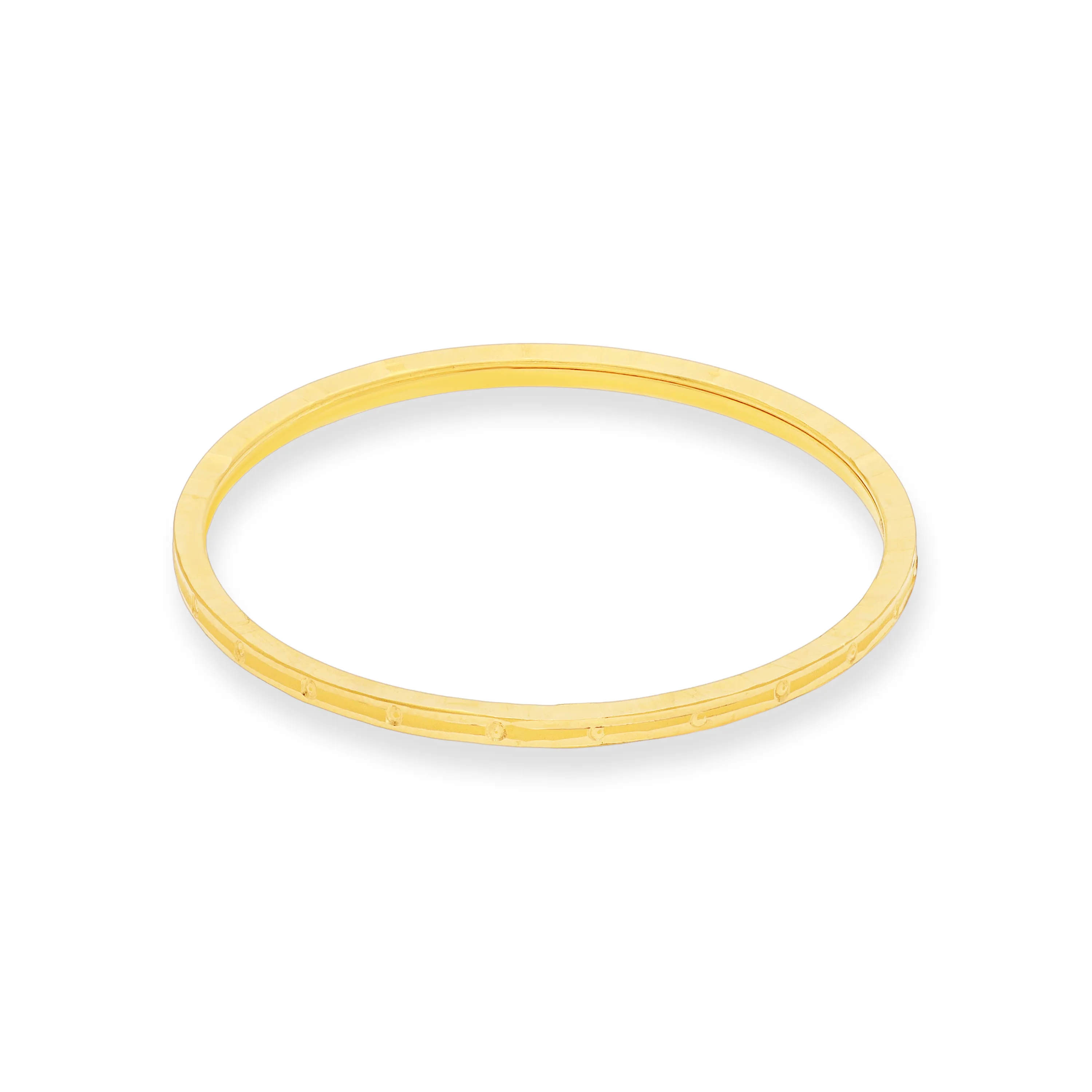 Classic Finely Detailed And Crafted 22KT Gold Baby Bangles