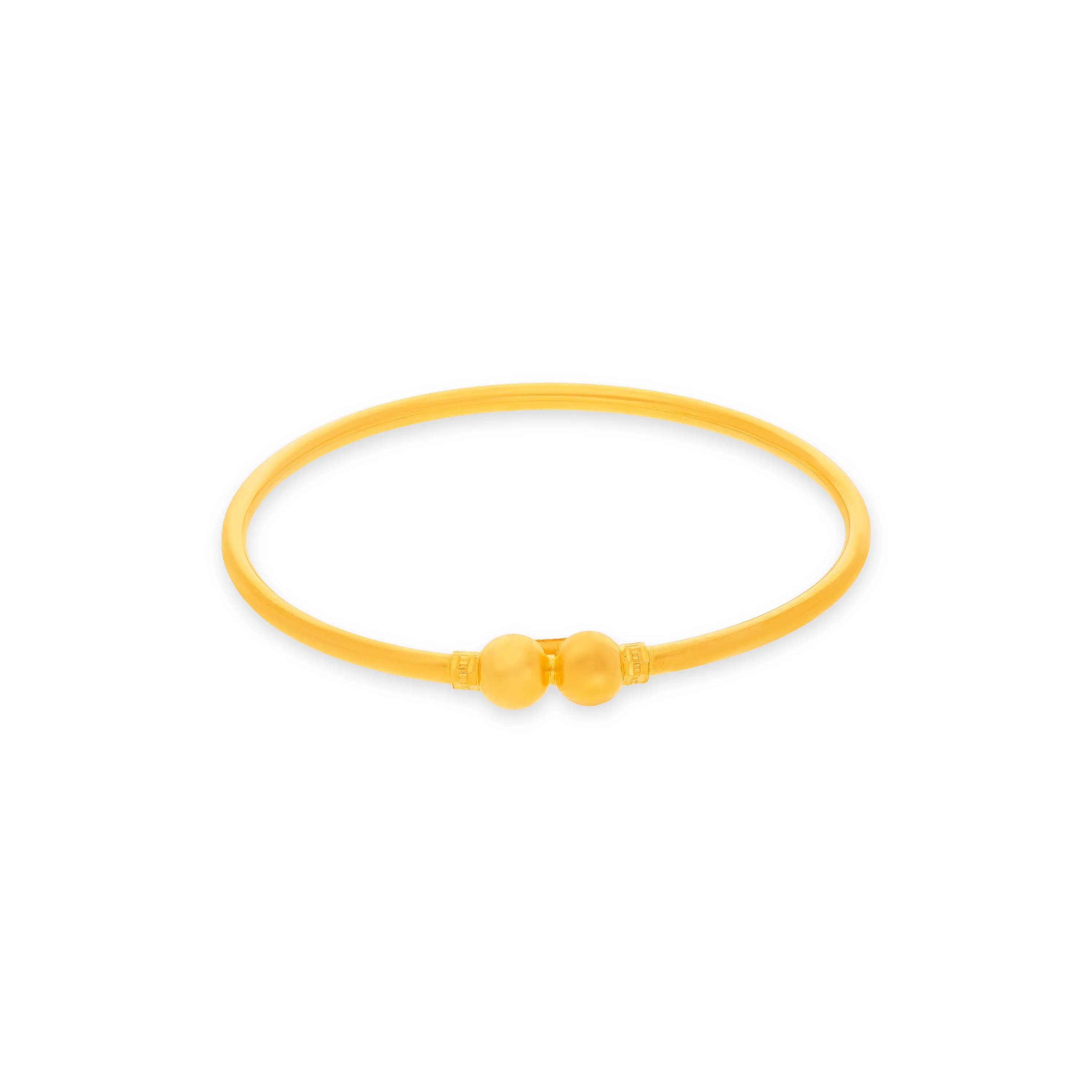 Classic Finely Detailed And Crafted 22KT Gold Baby Bangles