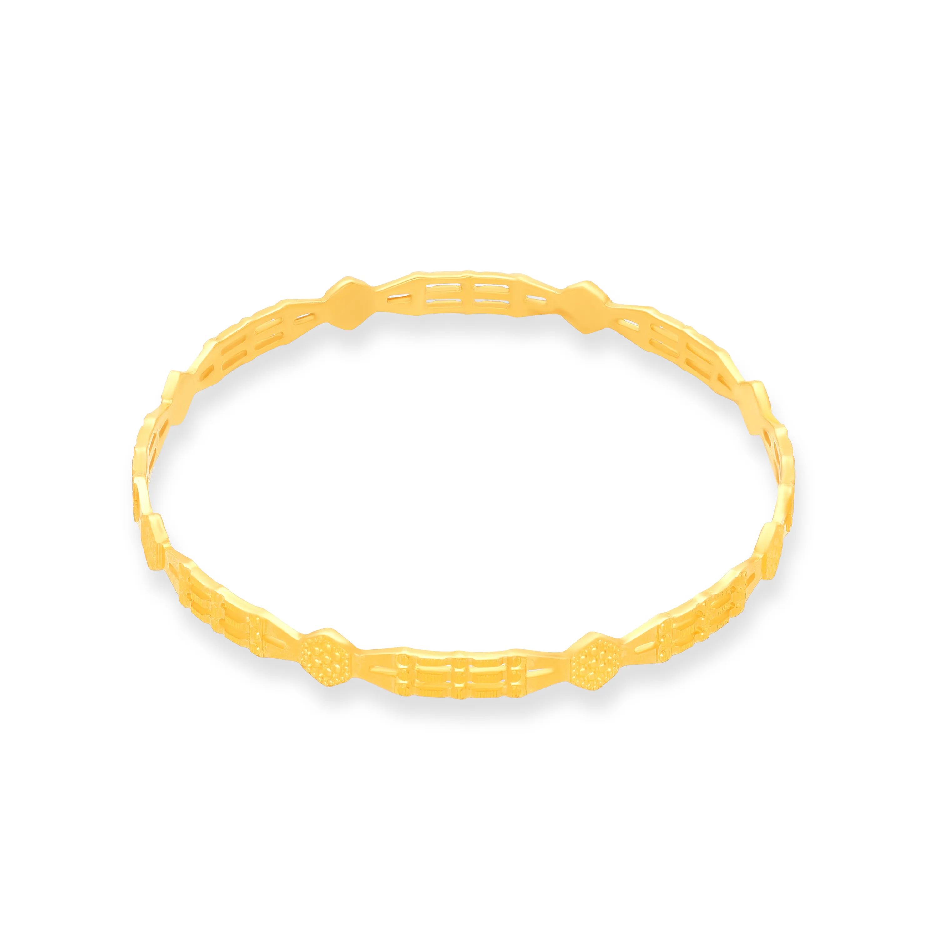 Classic Finely Detailed And Crafted 22KT Gold Bangles For Women