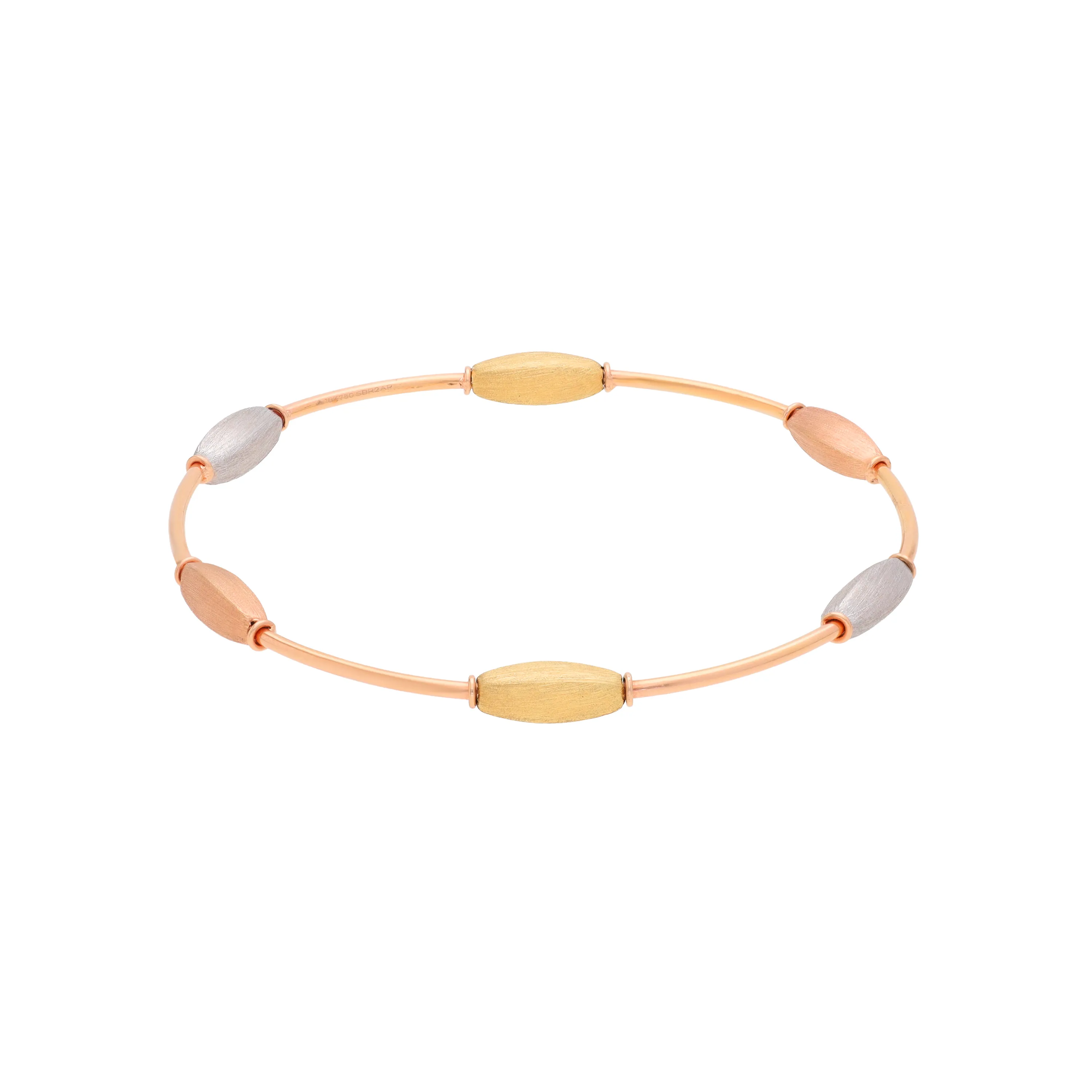 Classic Finely Detailed And Crafted 18KT Rose Gold Bangles For Women