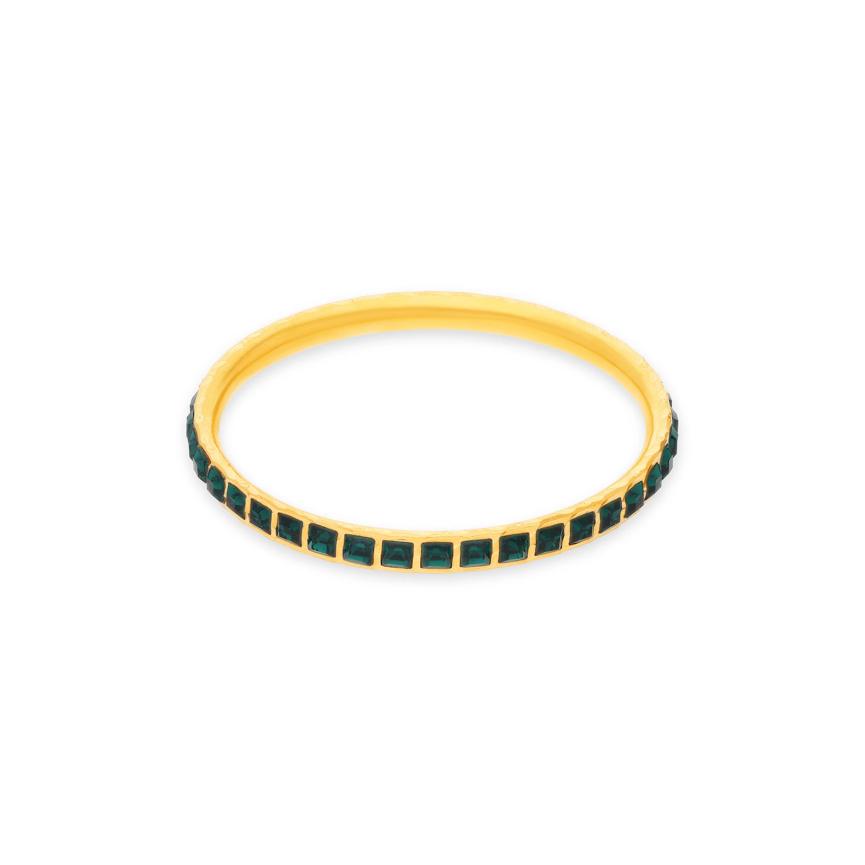 Studded And Detailed 22KT Gold Bangles For Women