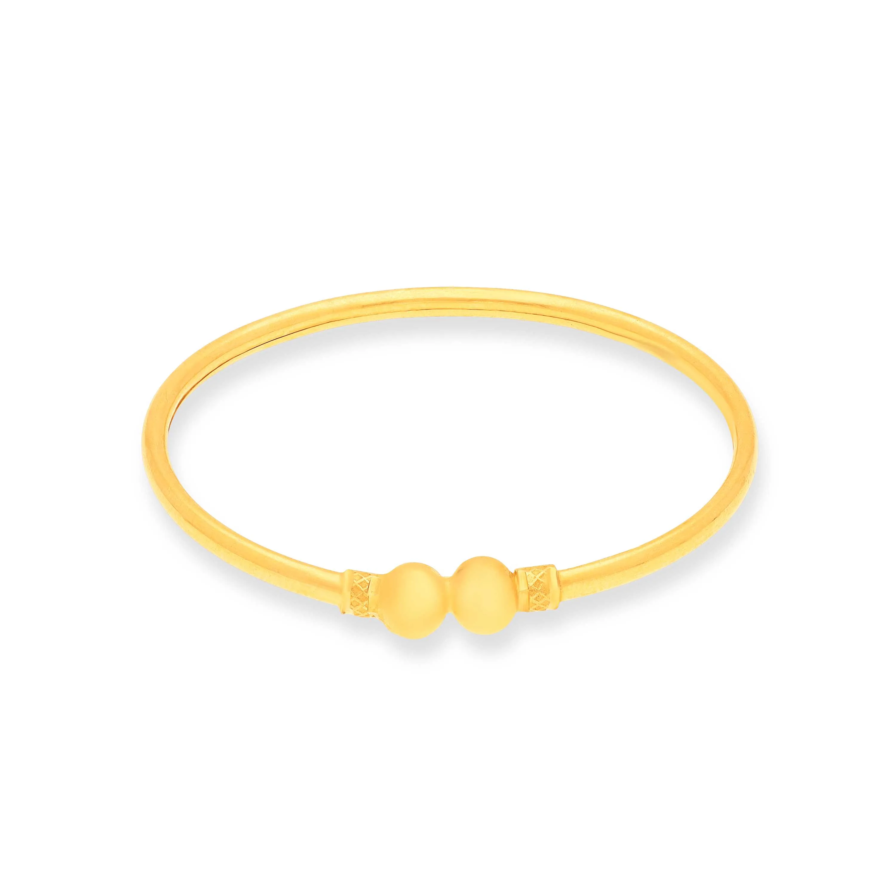 Kada Design Newborn Baby Gold Bangles Classic Finely Detailed And