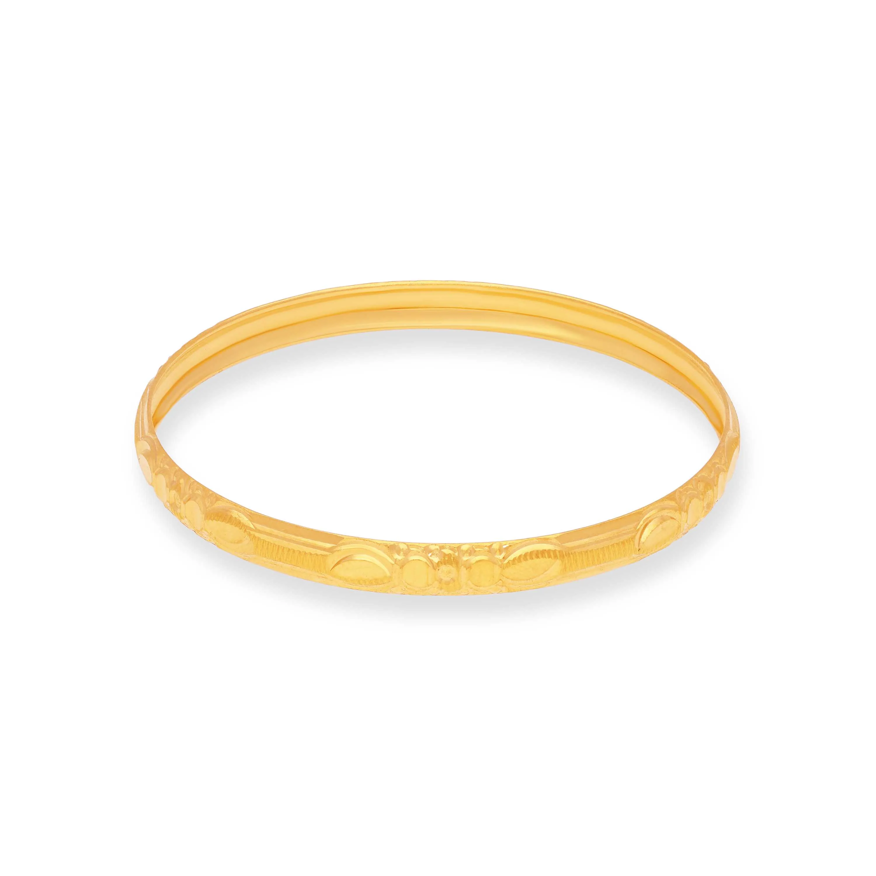 22k Gold Jewellery Gold Bangle Design 2019 Classic Finely Detailed
