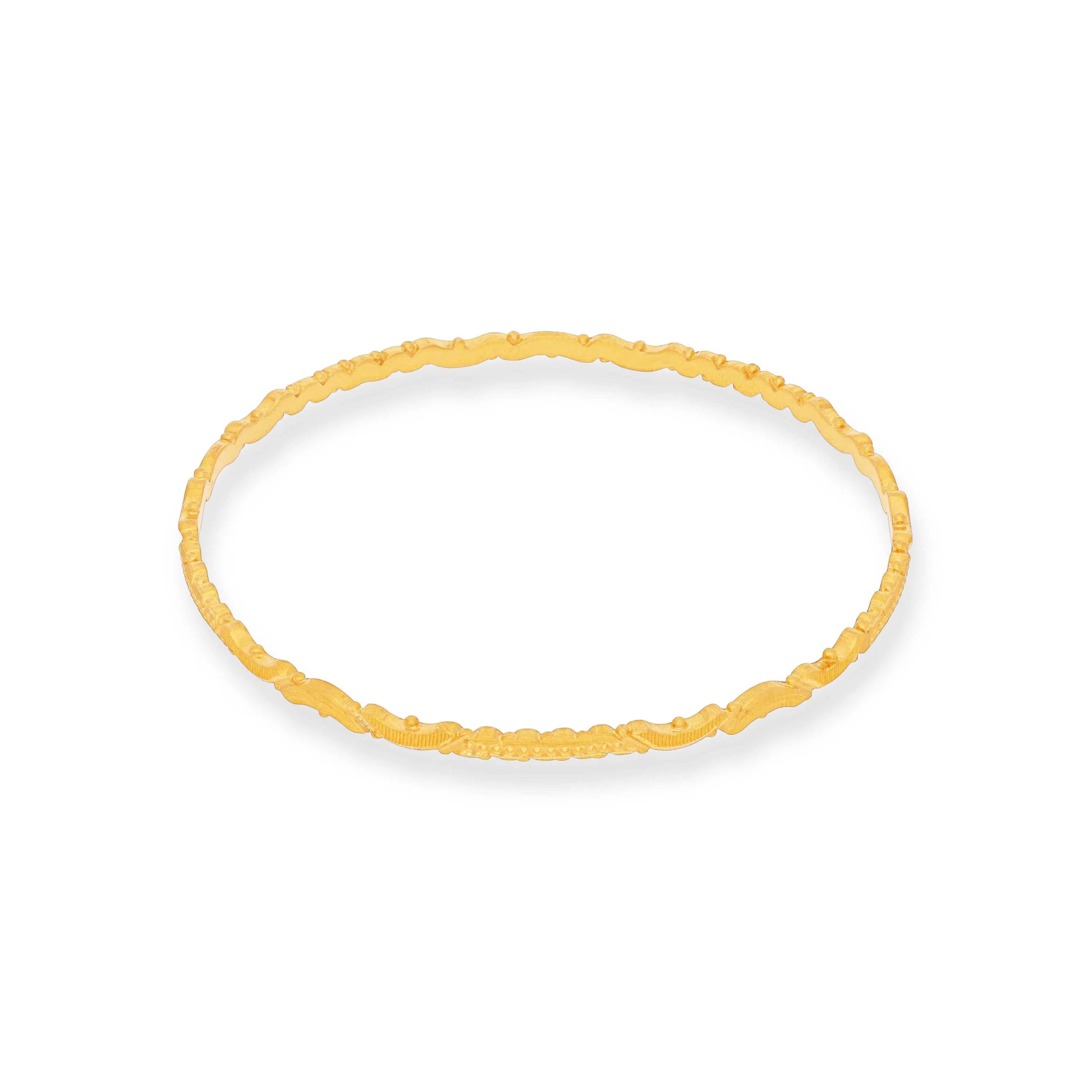 Classic Finely Detailed And Crafted 22KT Gold Bangles