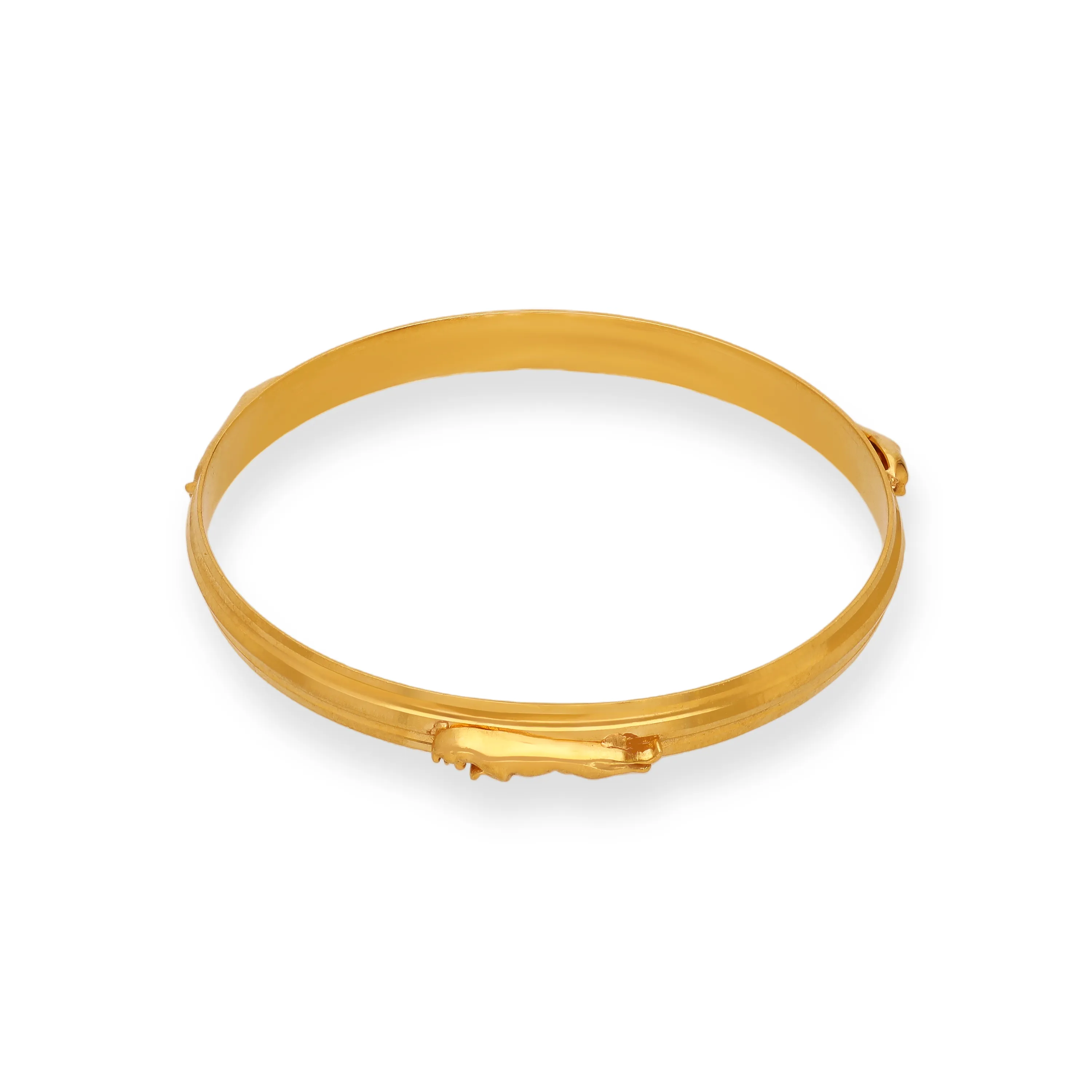 Classic Finely Detailed And Crafted 22KT Gold Baby Bangles