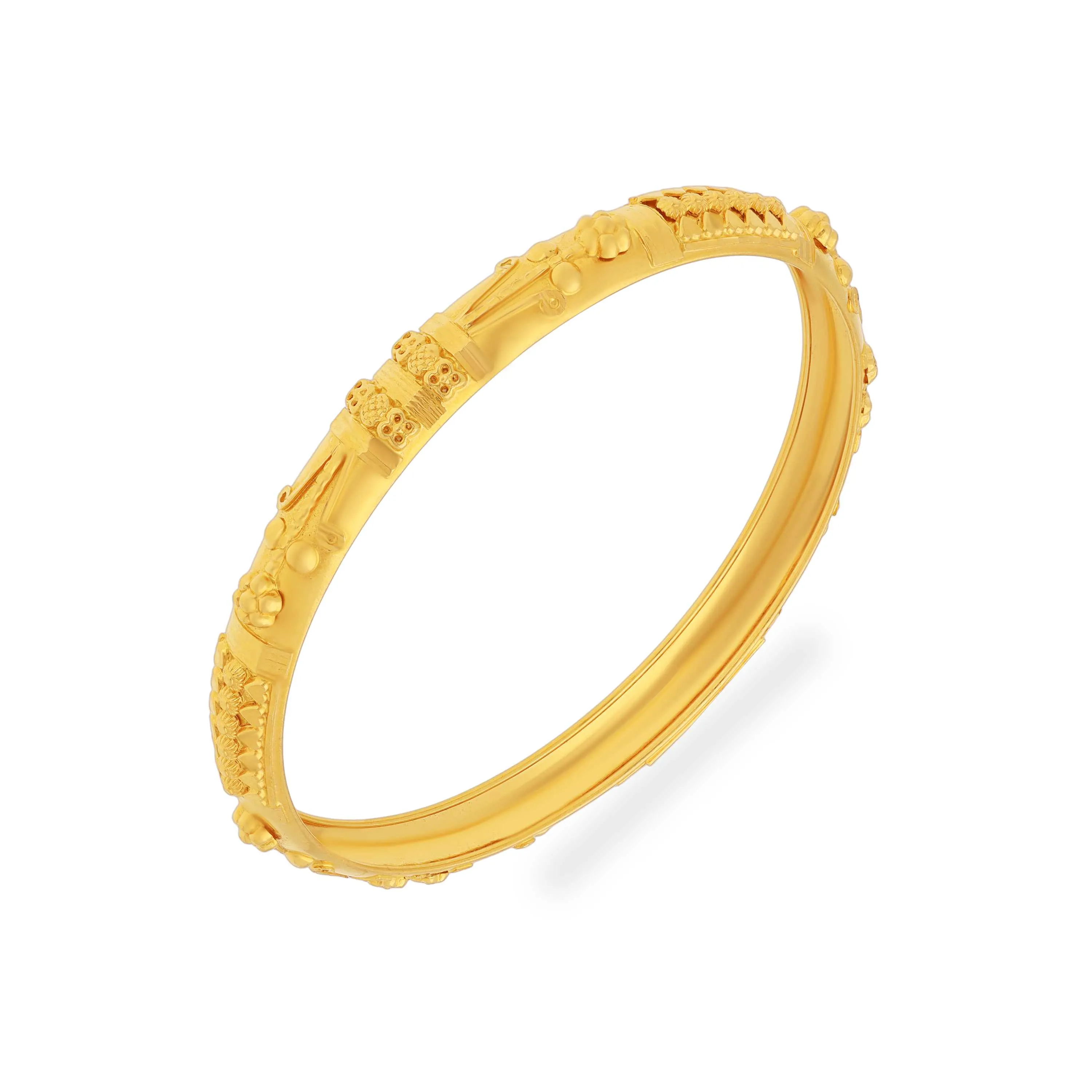 Bis Hallmark Pc Chandra Jewellers Gold Bangles Collection With