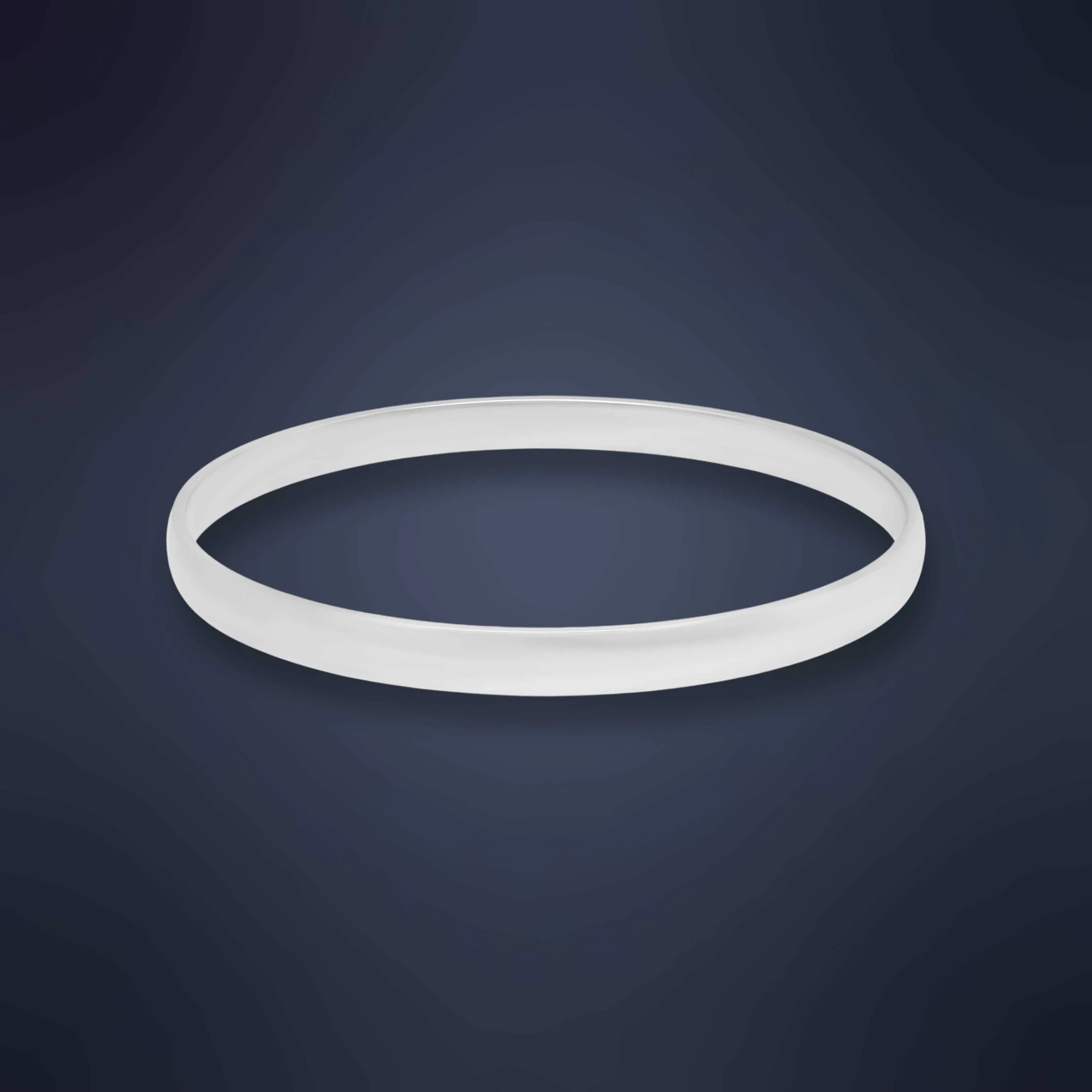 Classic Finely Detailed And Crafted Silver Punjabi Kada For Men