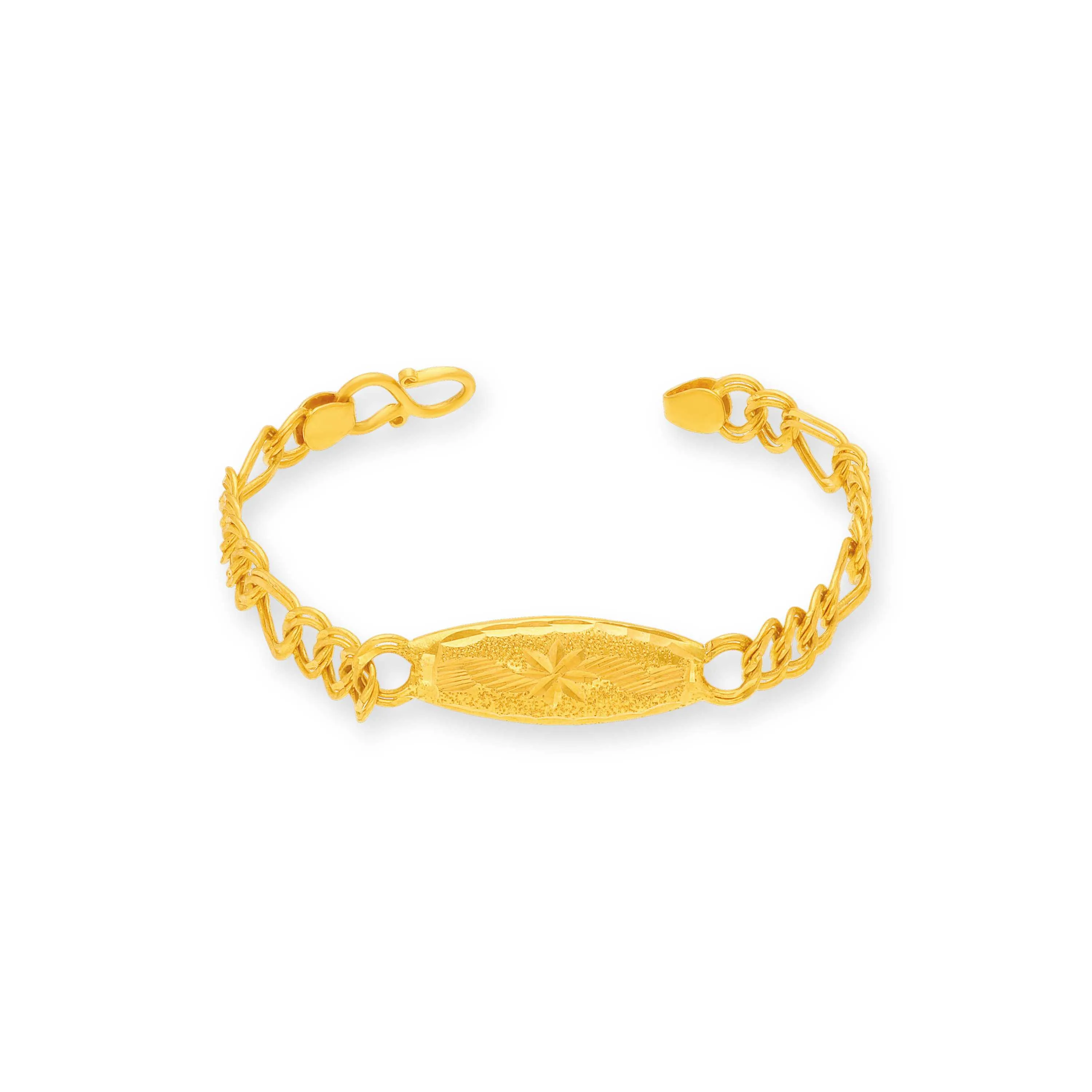 Malabar Gold Kids Bracelet Flurty Butterfly 18K Gold Plated Kid's