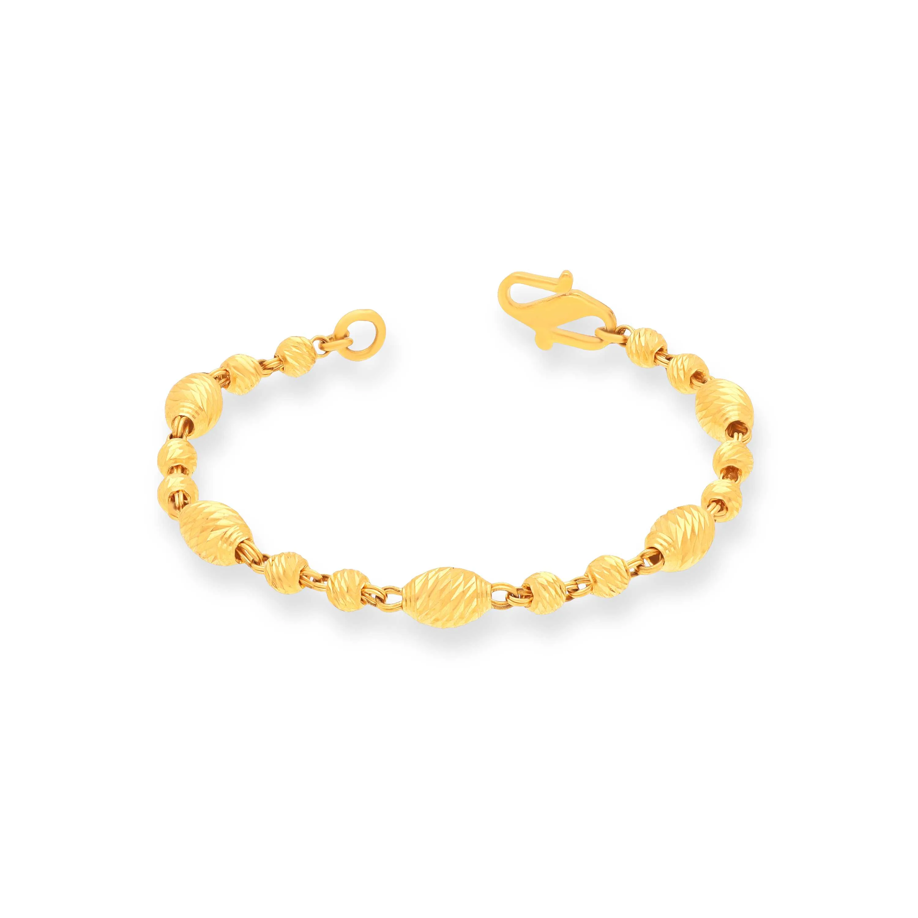 Fancy Gorgeously Detailed And Crafted 22KT Gold Bracelet For Kids