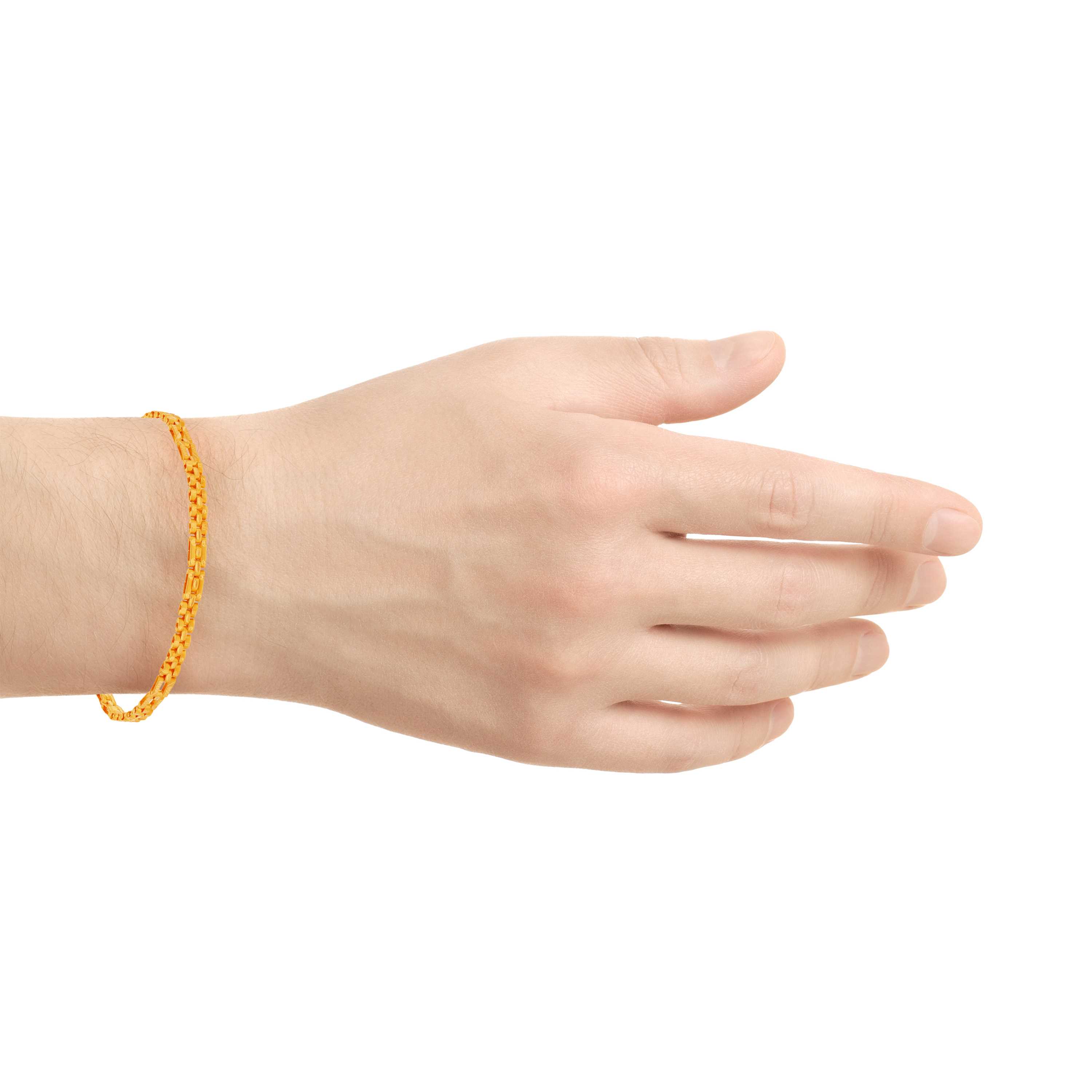 Classic Matte Finished And Detailed 22KT Gold Cartier Bracelets