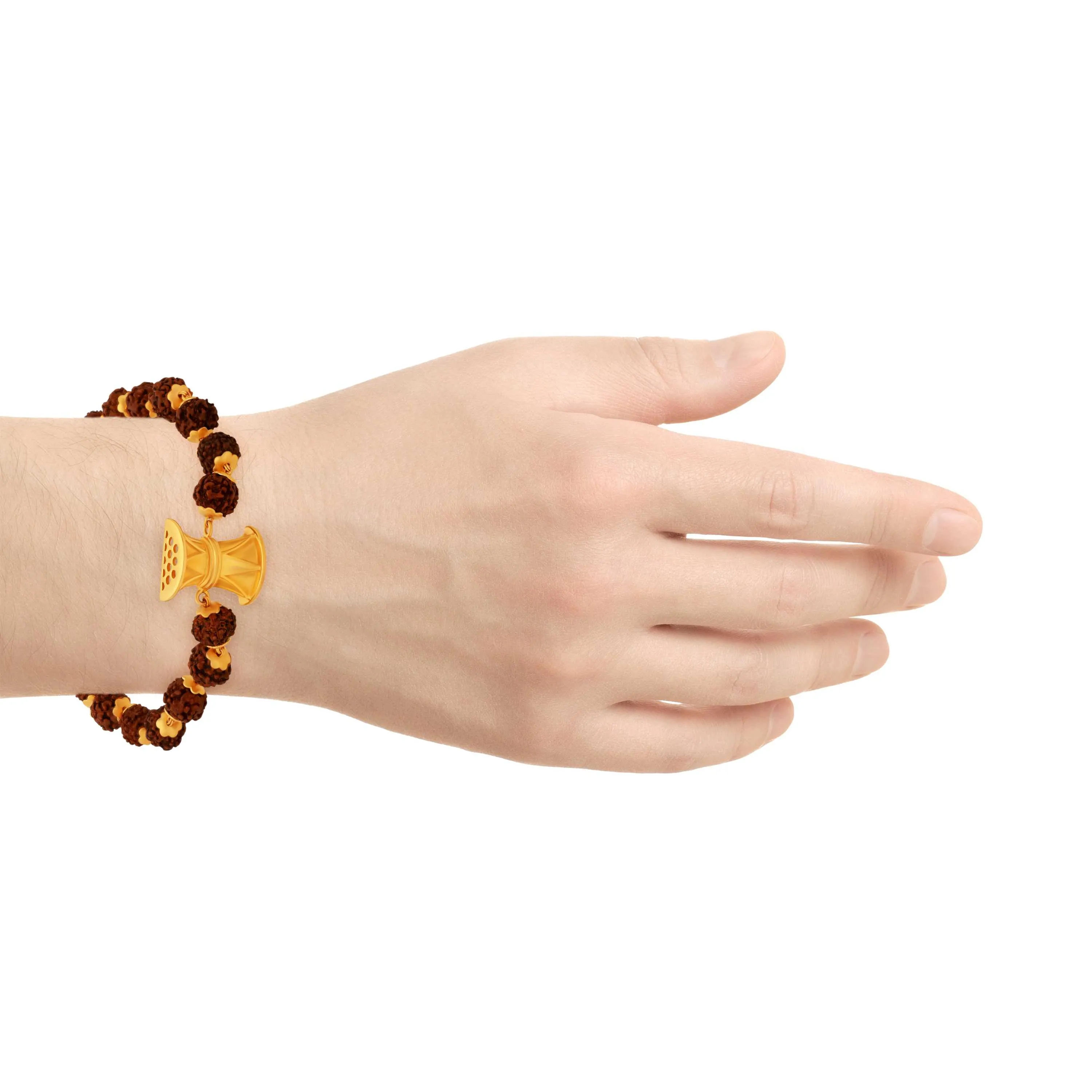22k Gold Rudraksha Bracelet For Women Buy Quality Gold Plated Om