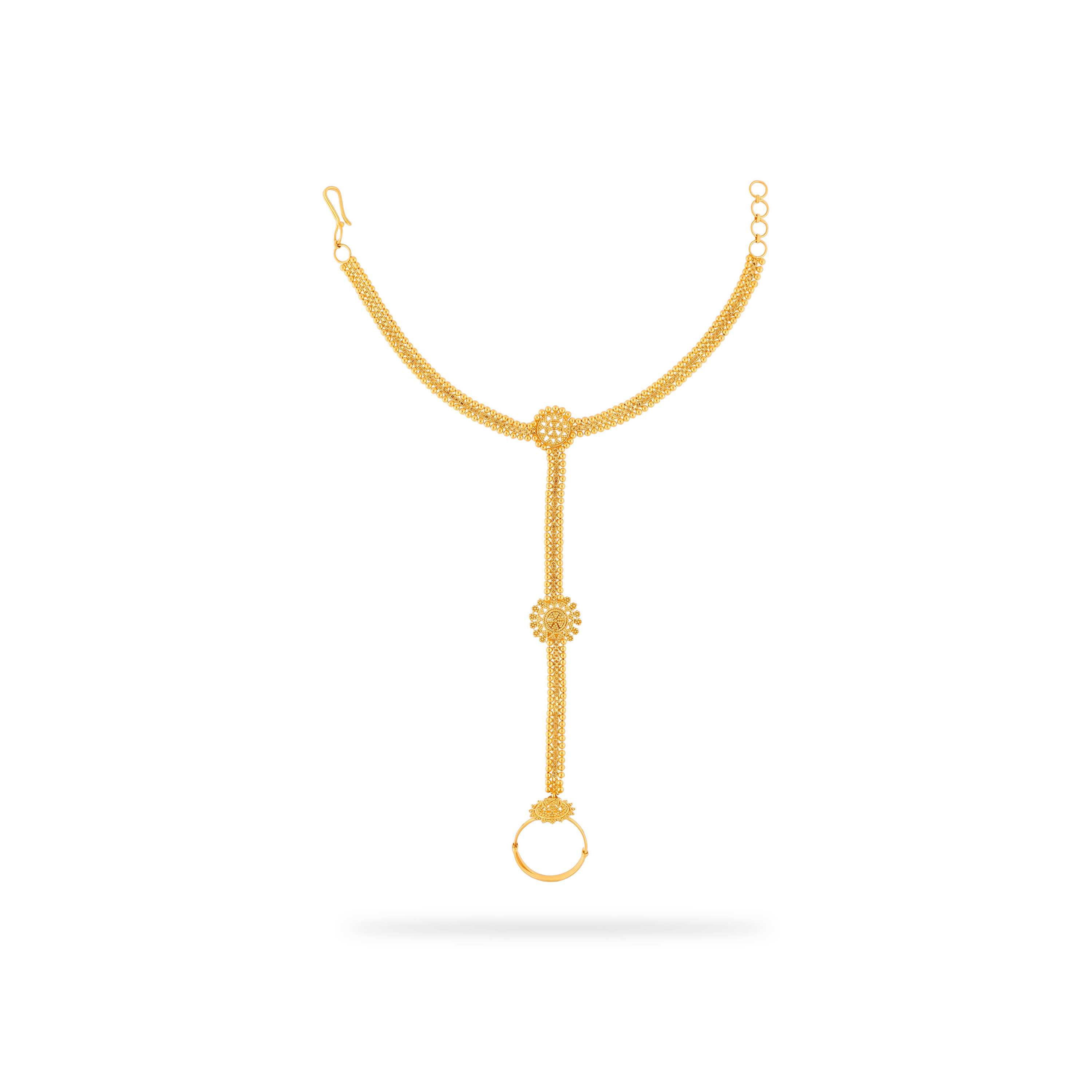 Traditionally Crafted 22KT Gold Mehndi Bracelet For Women