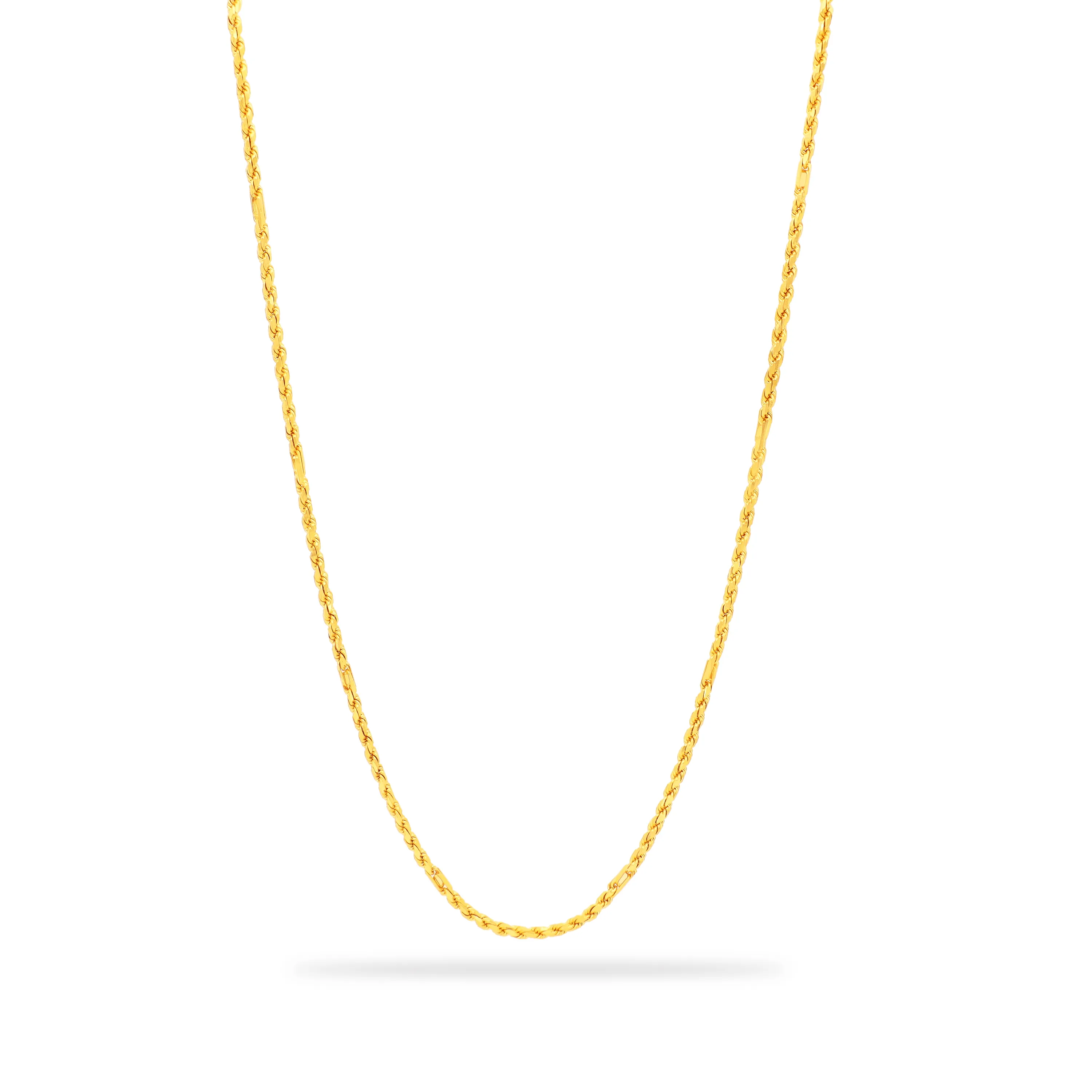 Classic Finely Detailed And Crafted 22KT Gold Chain