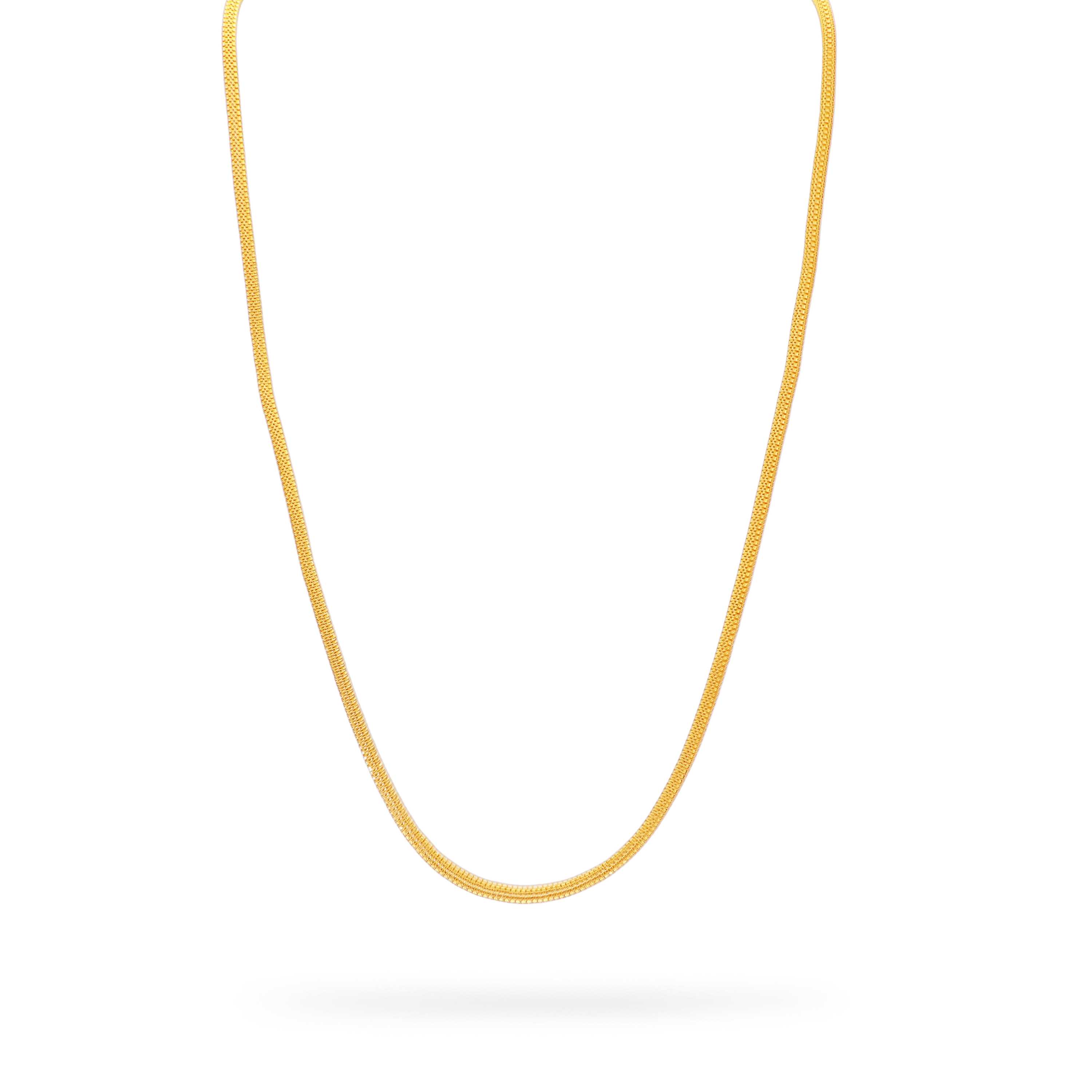 Casual Wear Finely Detailed And Crafted 22KT Gold Chain