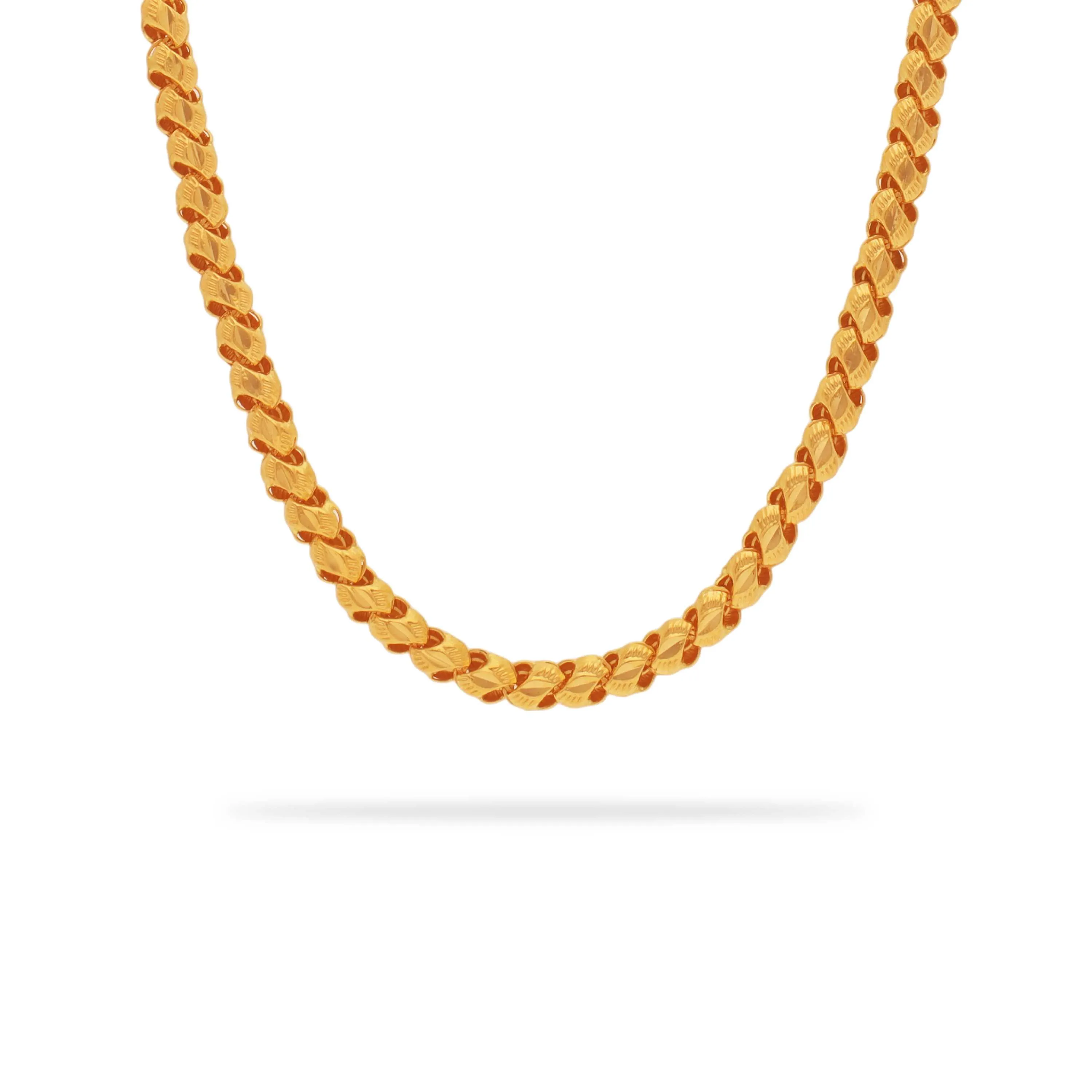 50 Gram Gold Free Real Gold Chains Casual Wear Finely Detailed