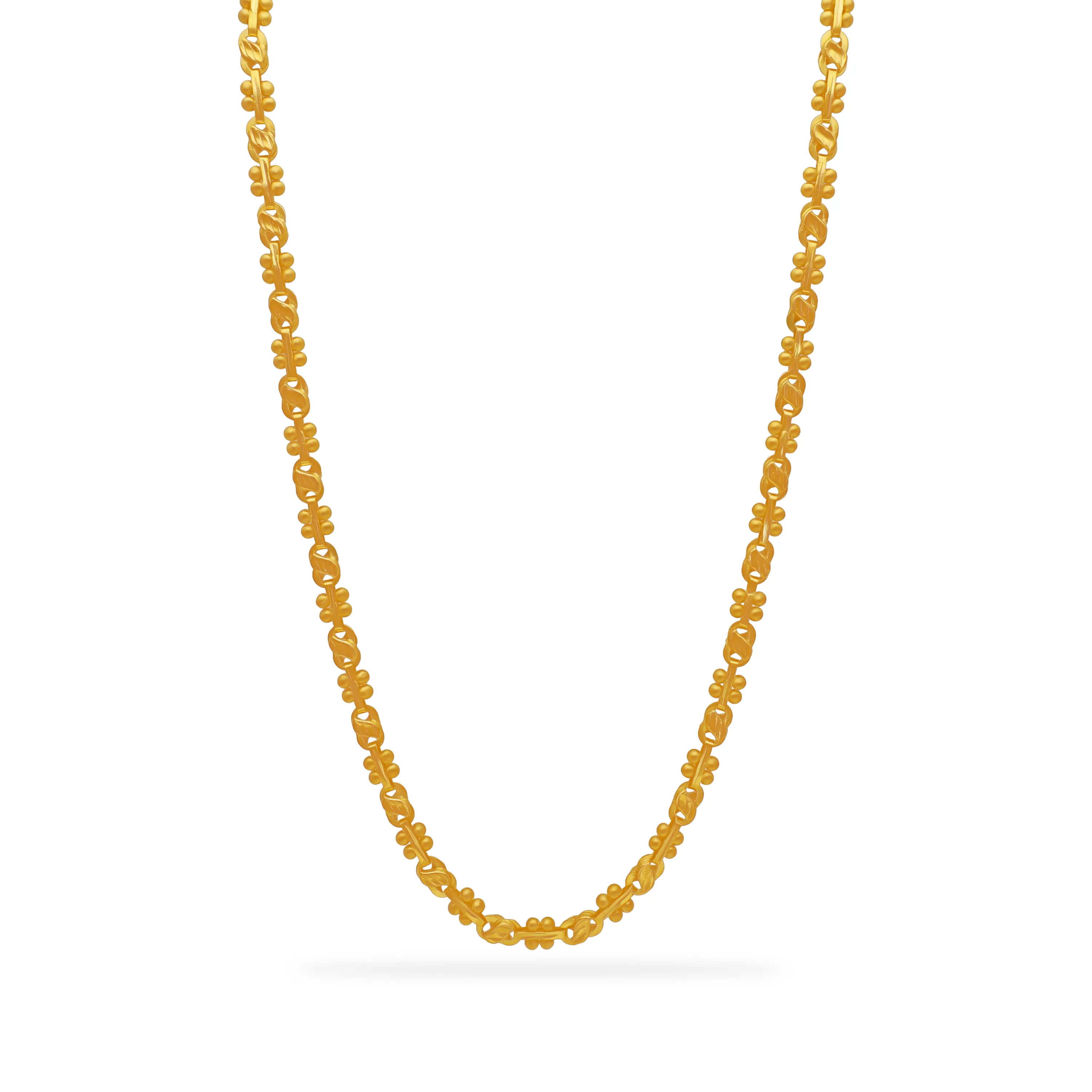 Classic Finely Detailed And Crafted 22KT Gold Chain