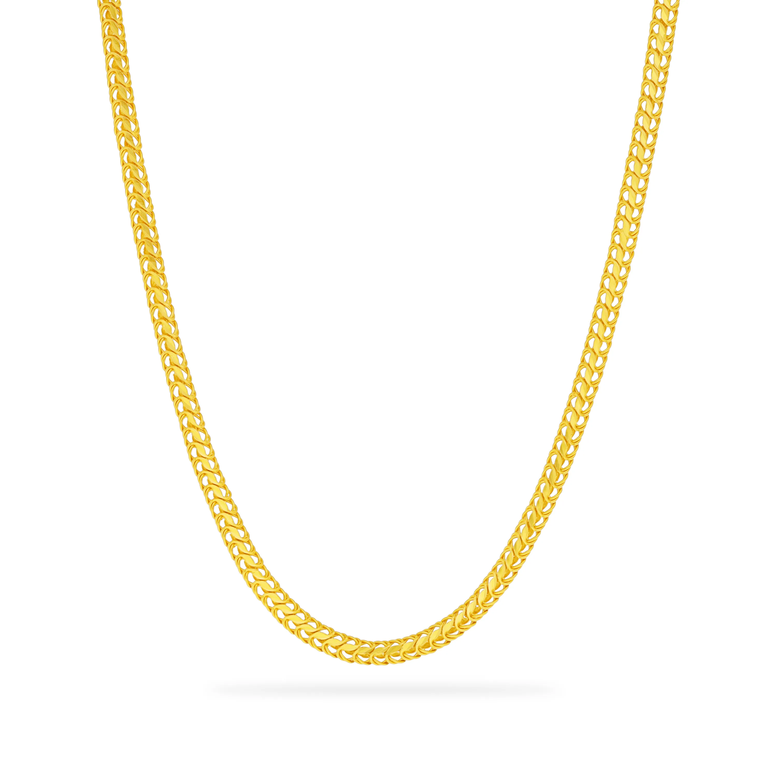 Classic Finely Detailed And Crafted 22KT Gold Chain