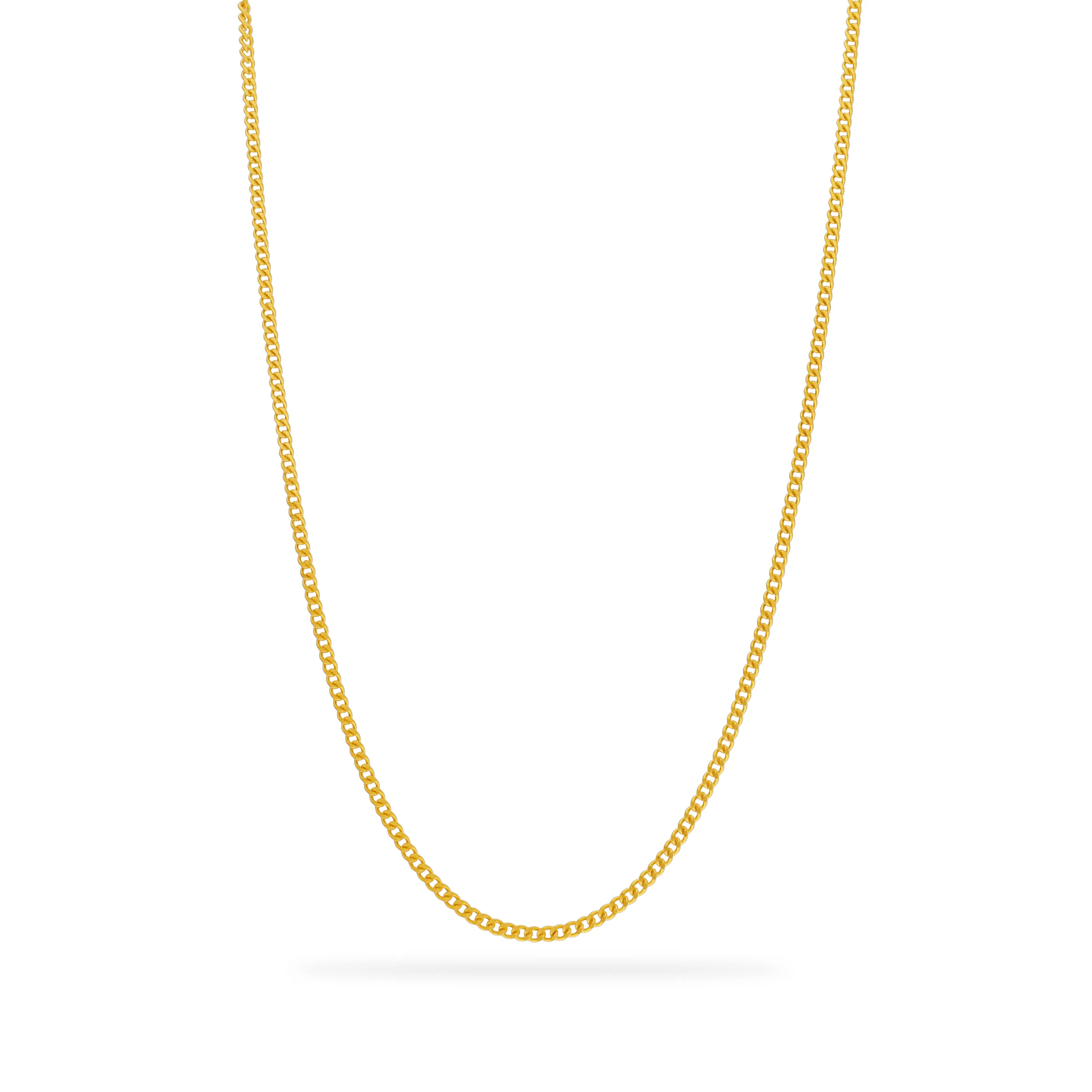 Classic Finely Detailed And Crafted 22KT Gold Chain