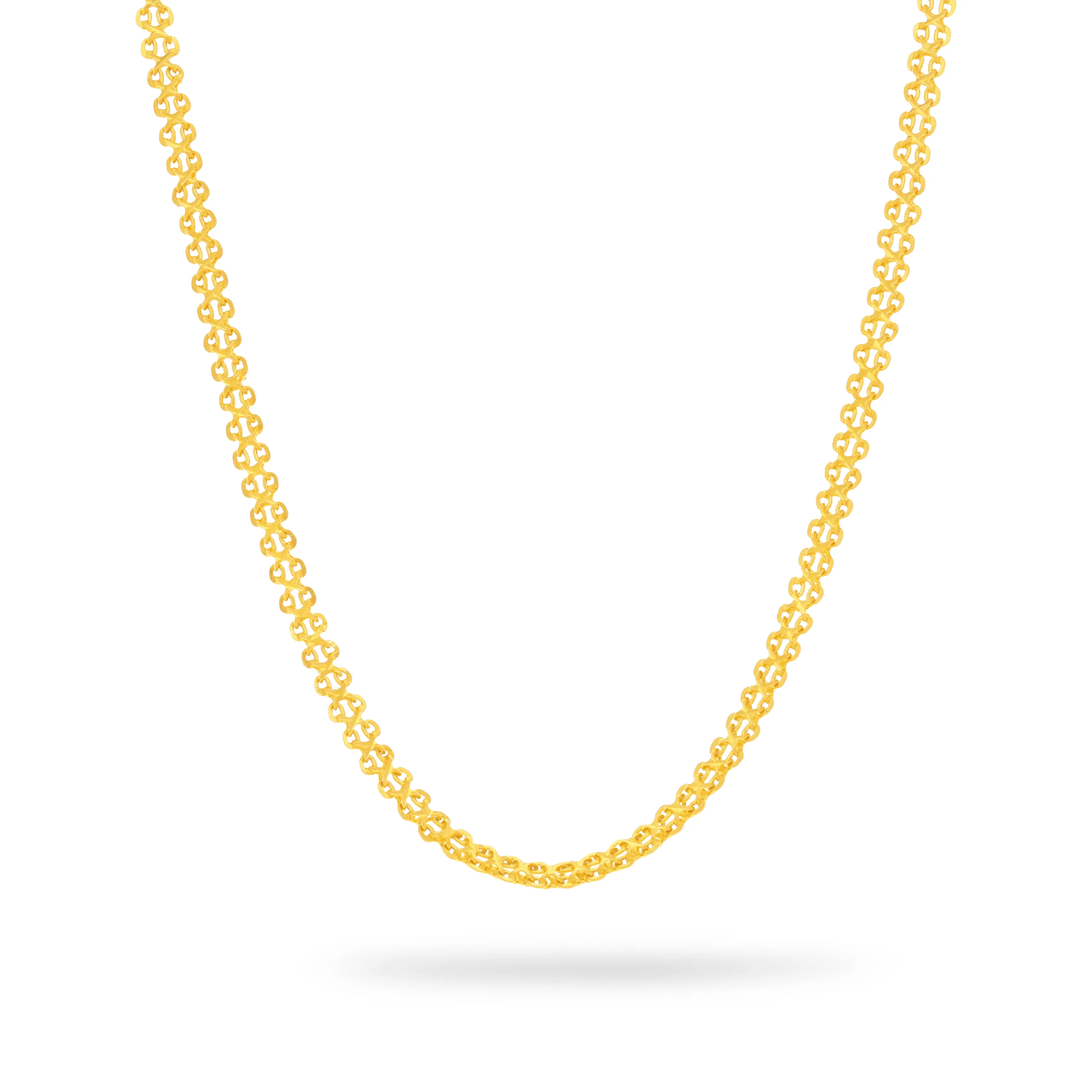 Classic Finely Detailed 22KT Gold Chain