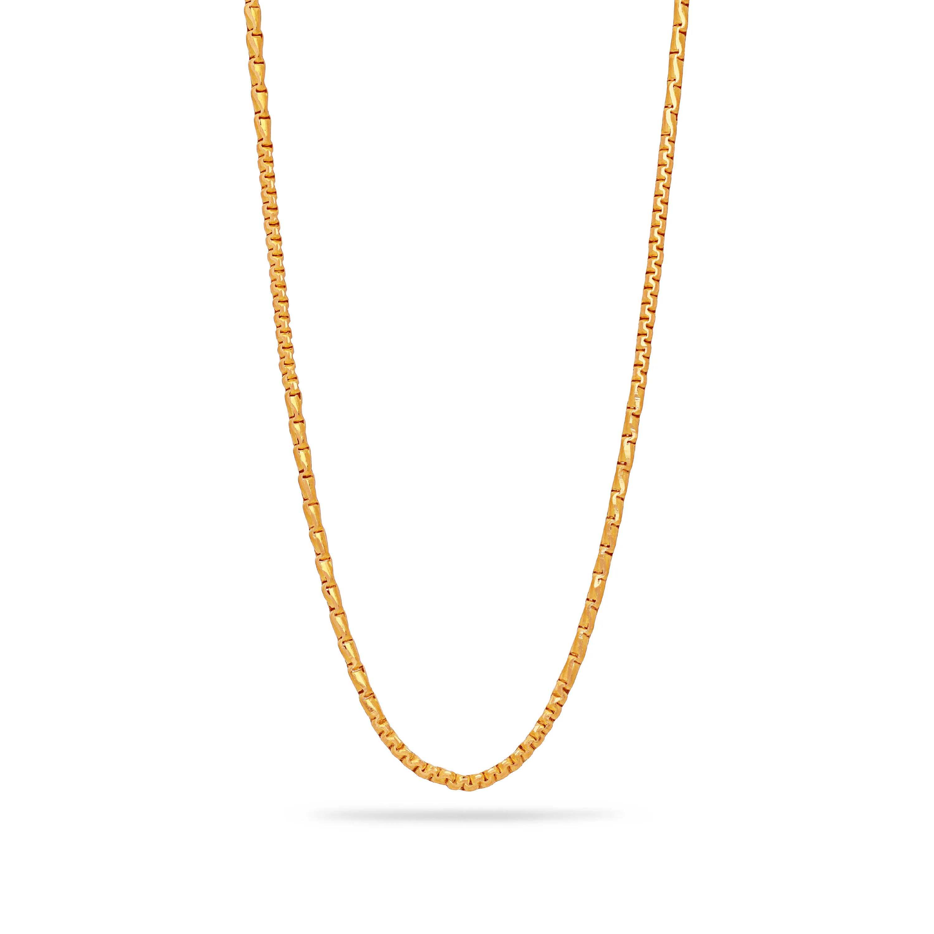 Classic Finely Detailed And Crafted 22KT Gold Chain