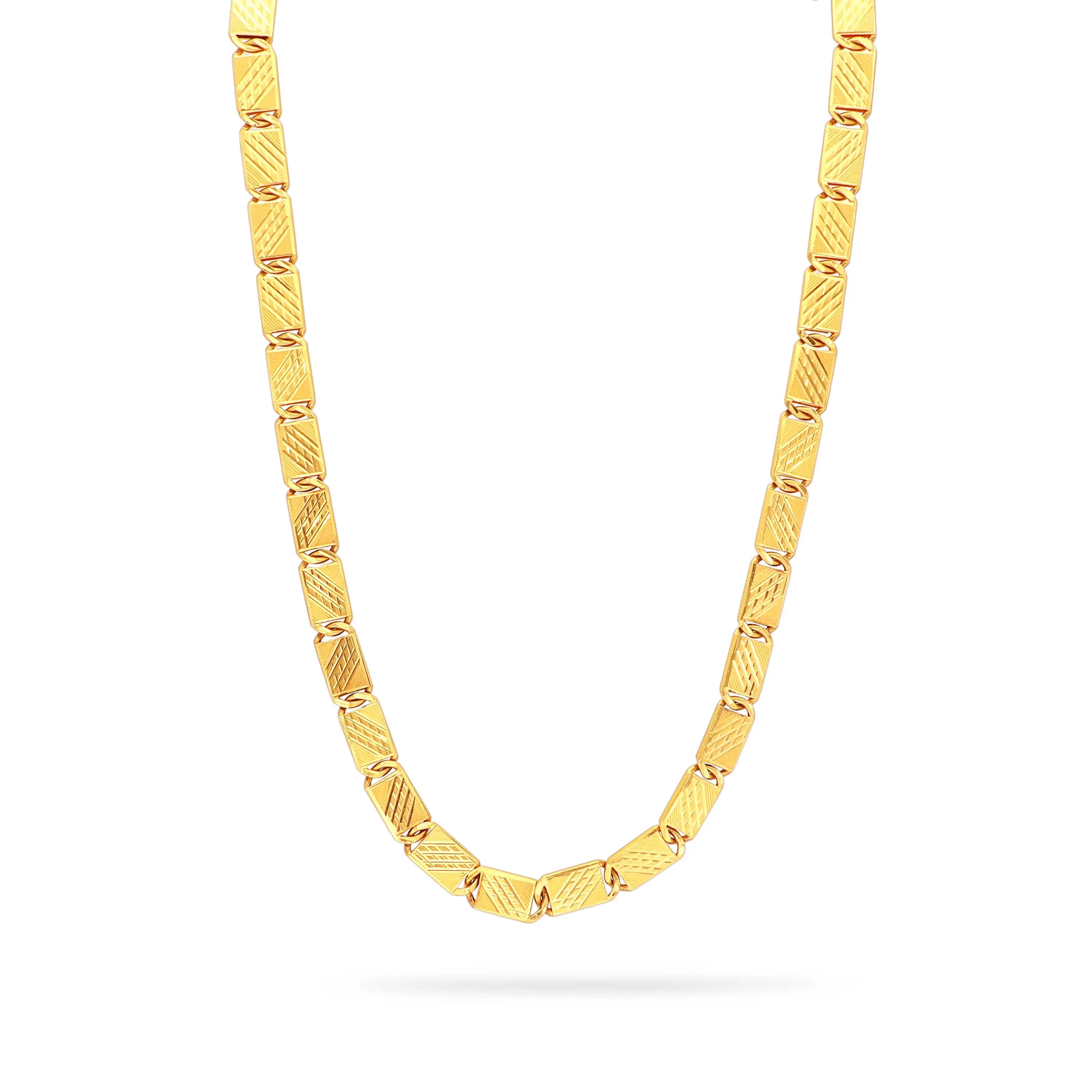 22 Carat Gold 15 Gram Gold Chain Designs For Men Buy Cascade Link