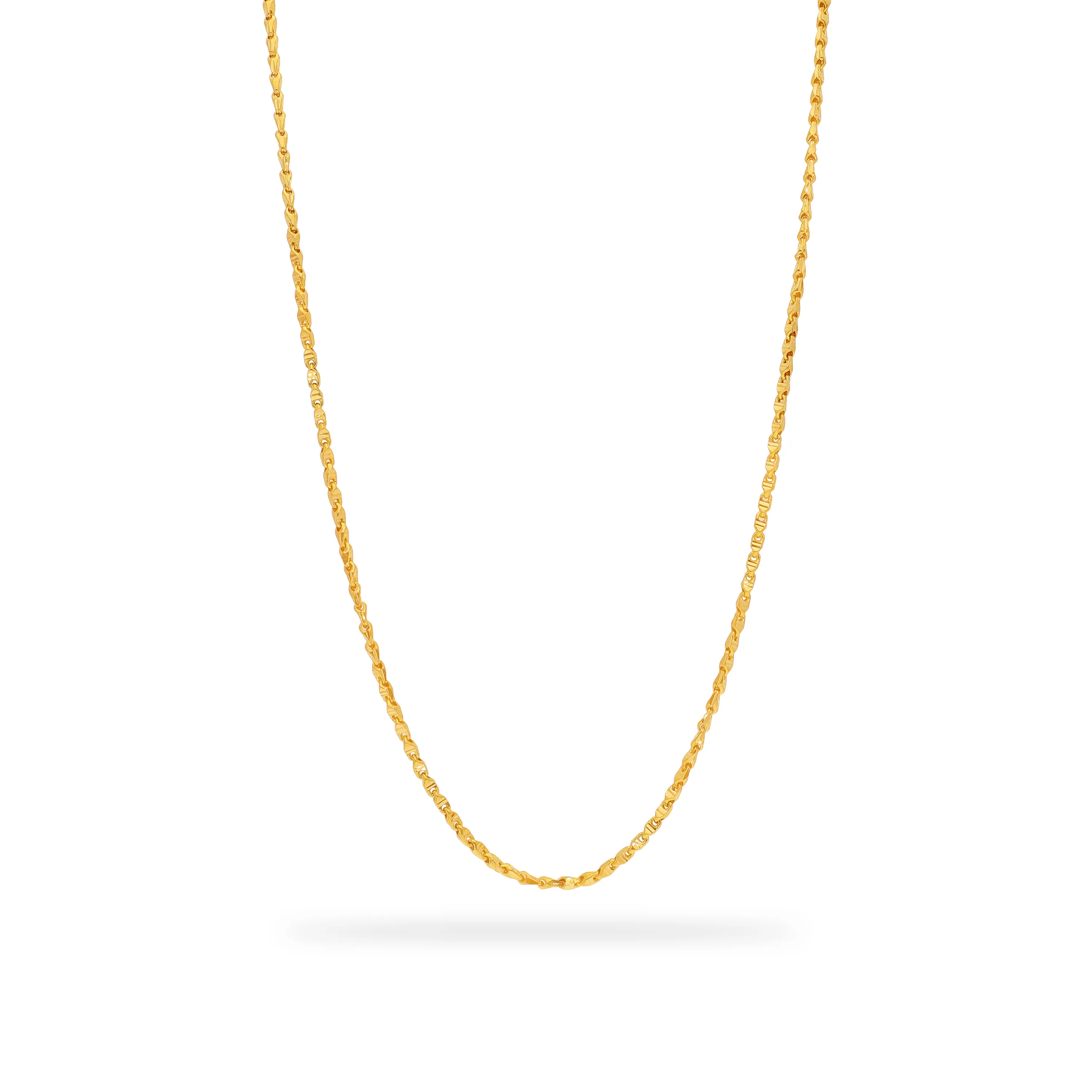 Classic Finely Detailed And Crafted 22KT Gold Chain