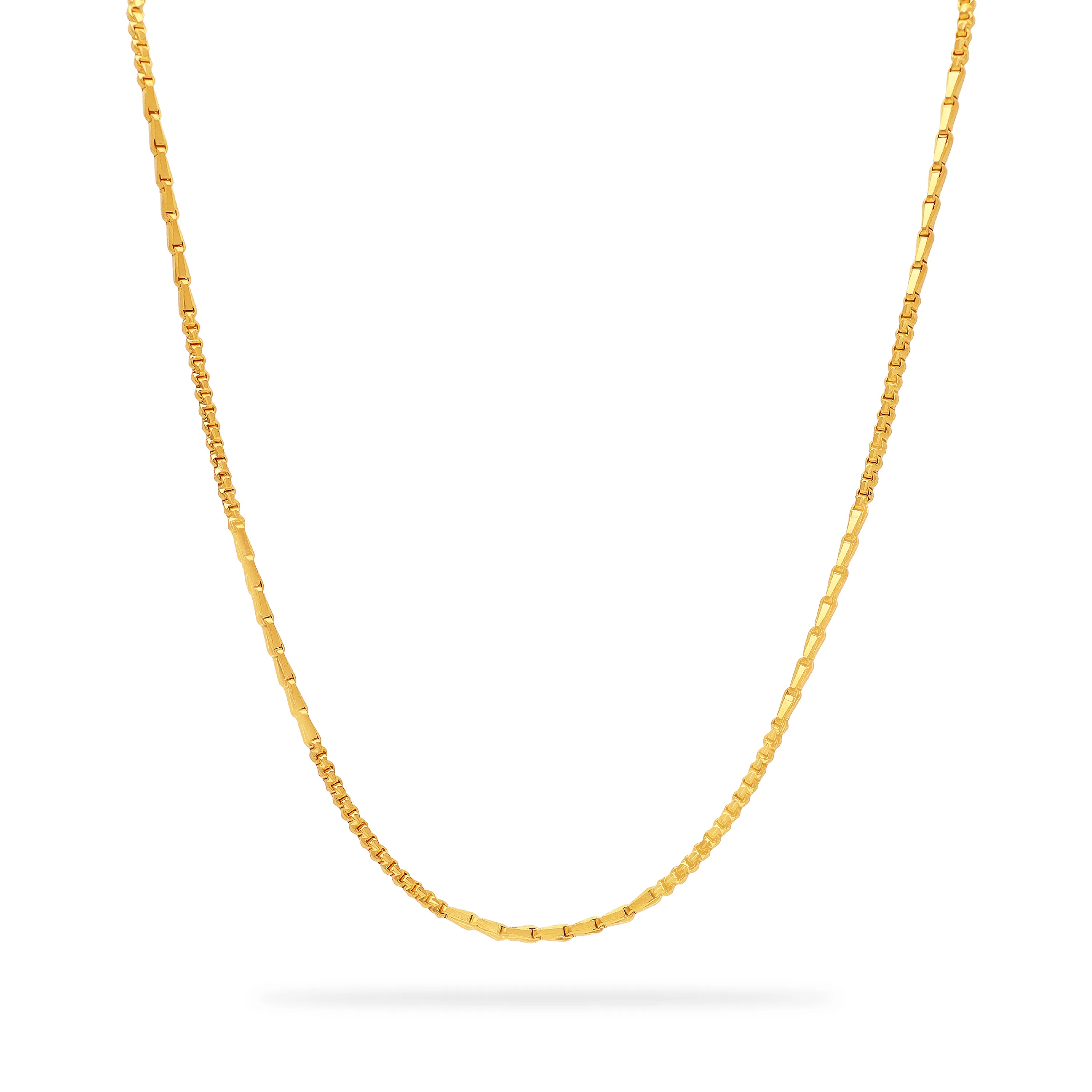 Classic Finely Detailed And Crafted 22KT Gold Chain For Kids