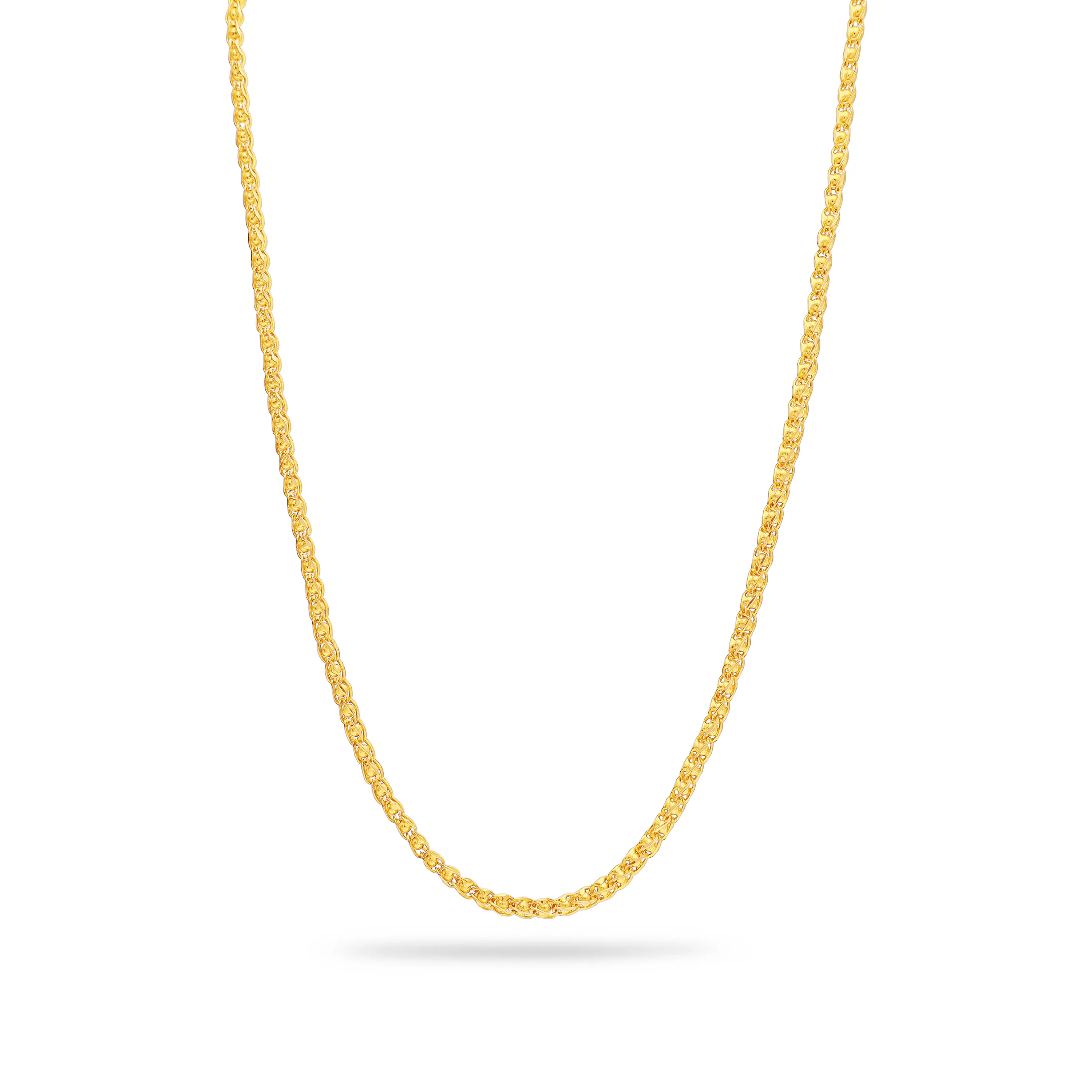 Classic Finely Detailed And Crafted 22KT Gold Chain