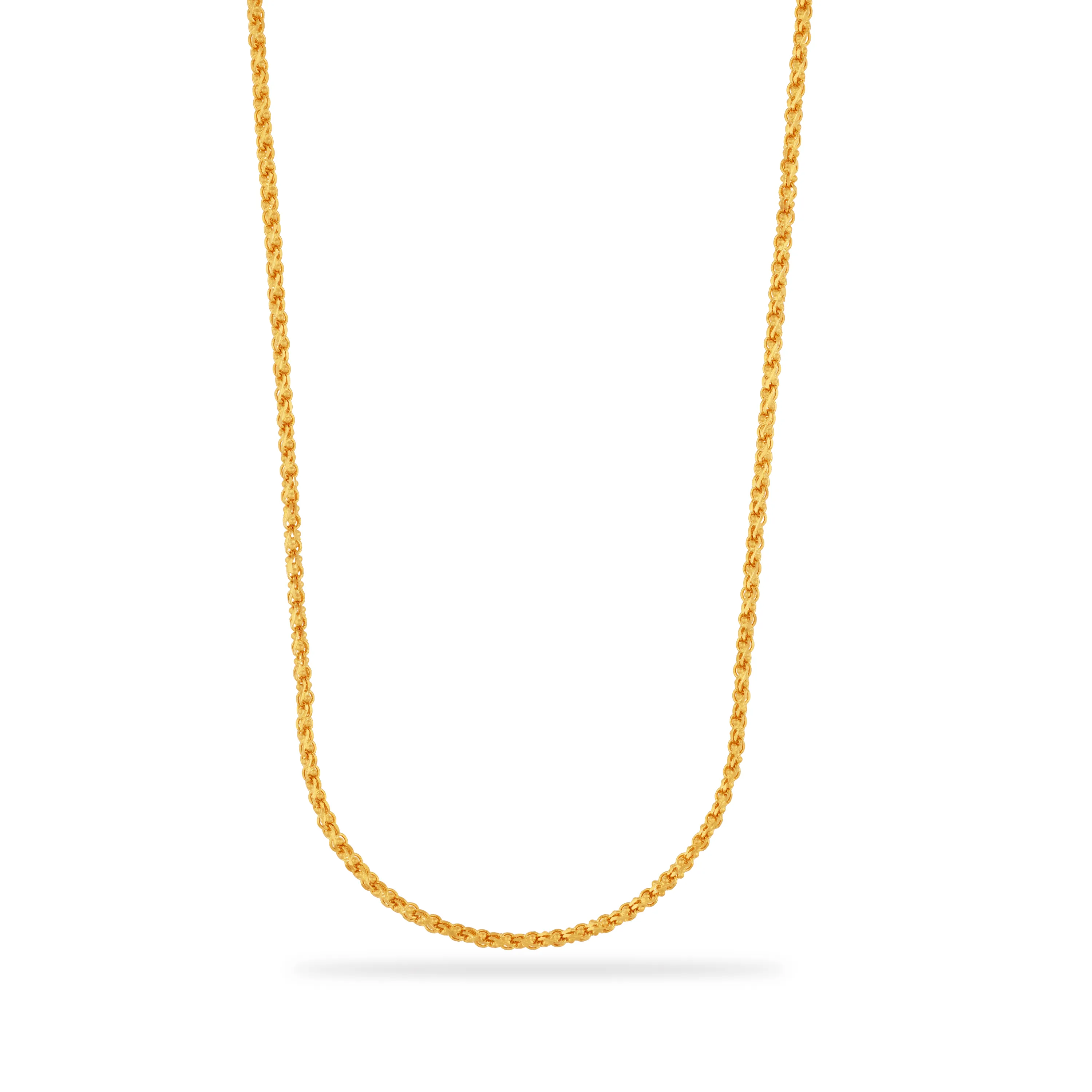Finely Detailed 22KT Gold Chain
