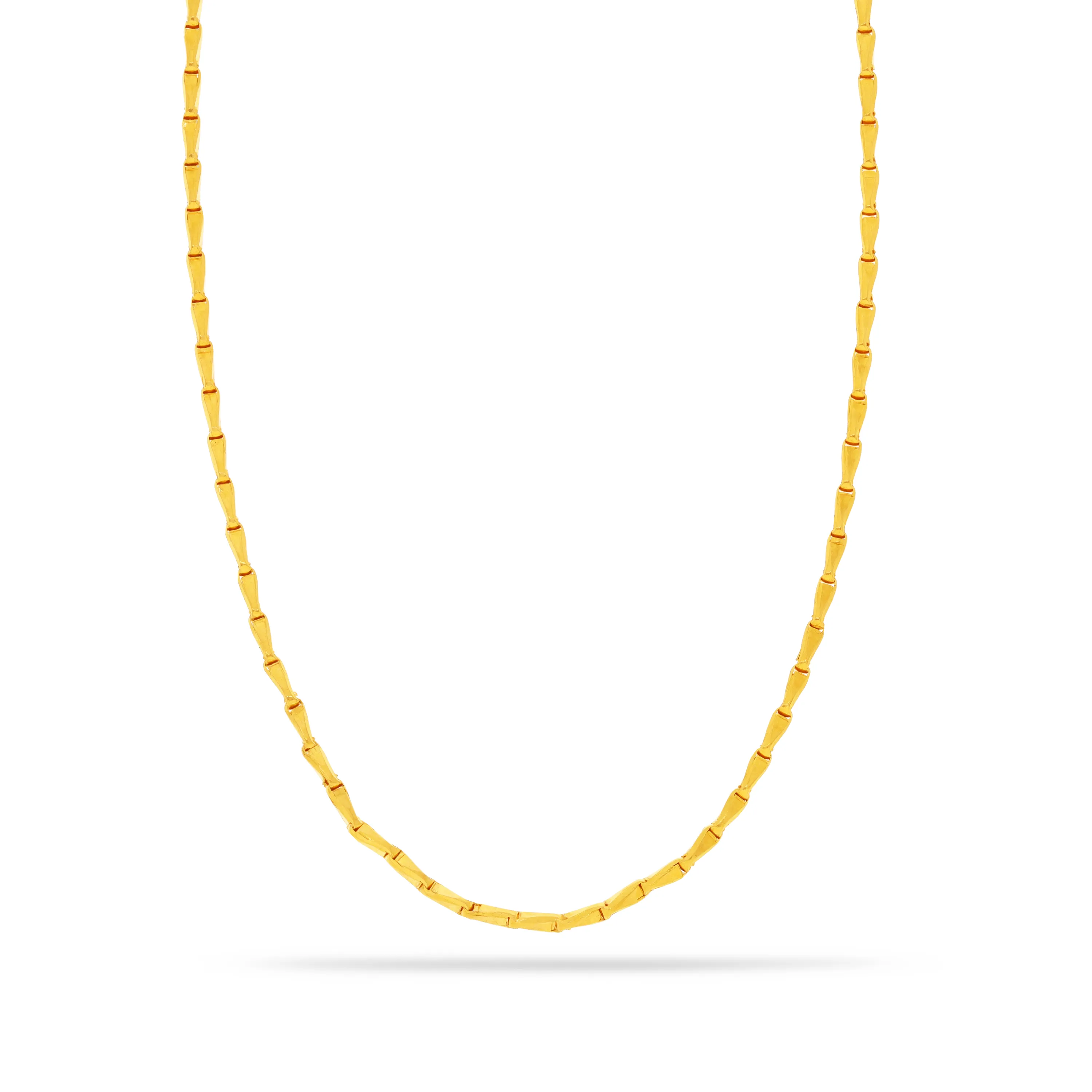 Classic Finely Detailed And Crafted 22KT Gold Chain For Men