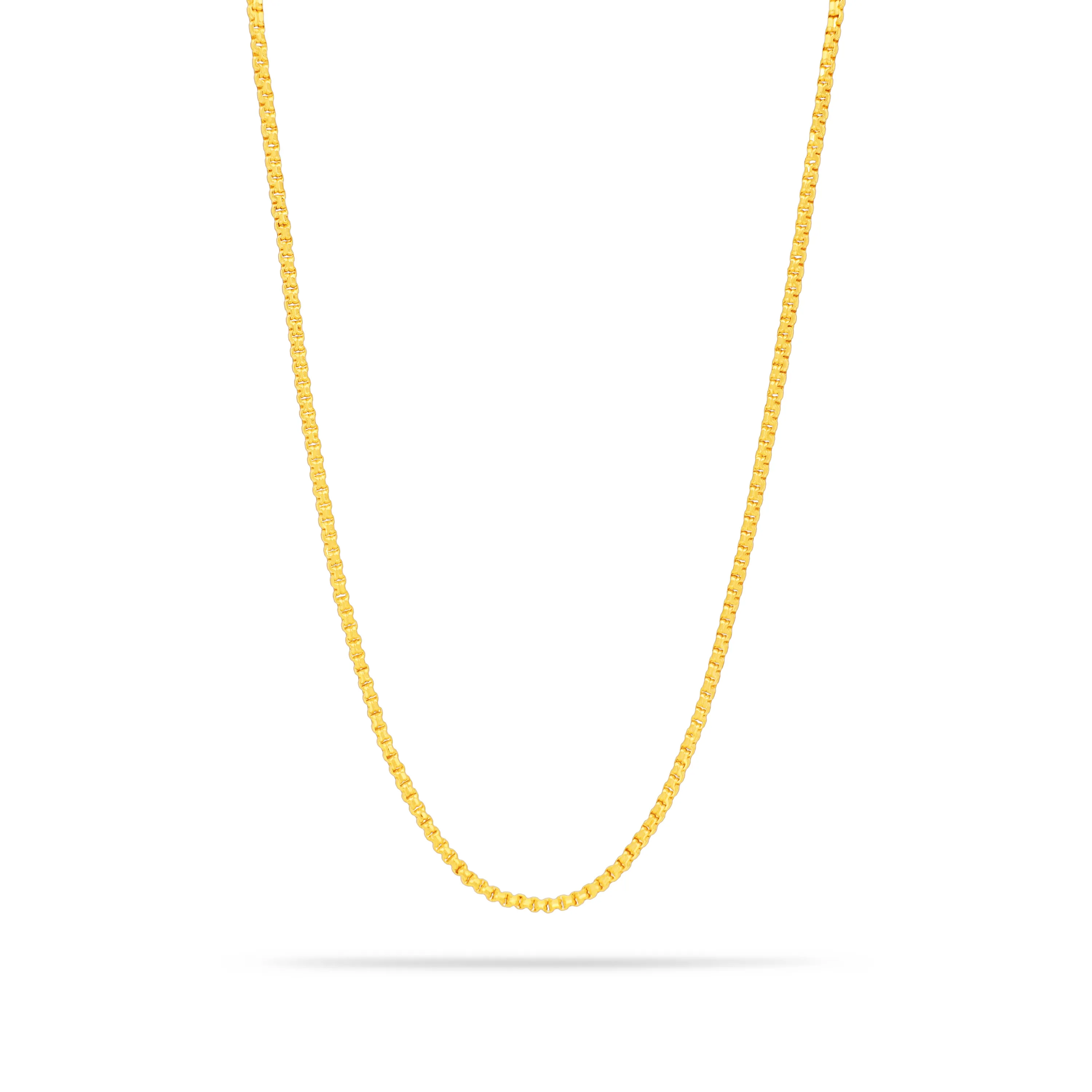 Classic Finely Detailed And Crafted 22KT Gold Chain