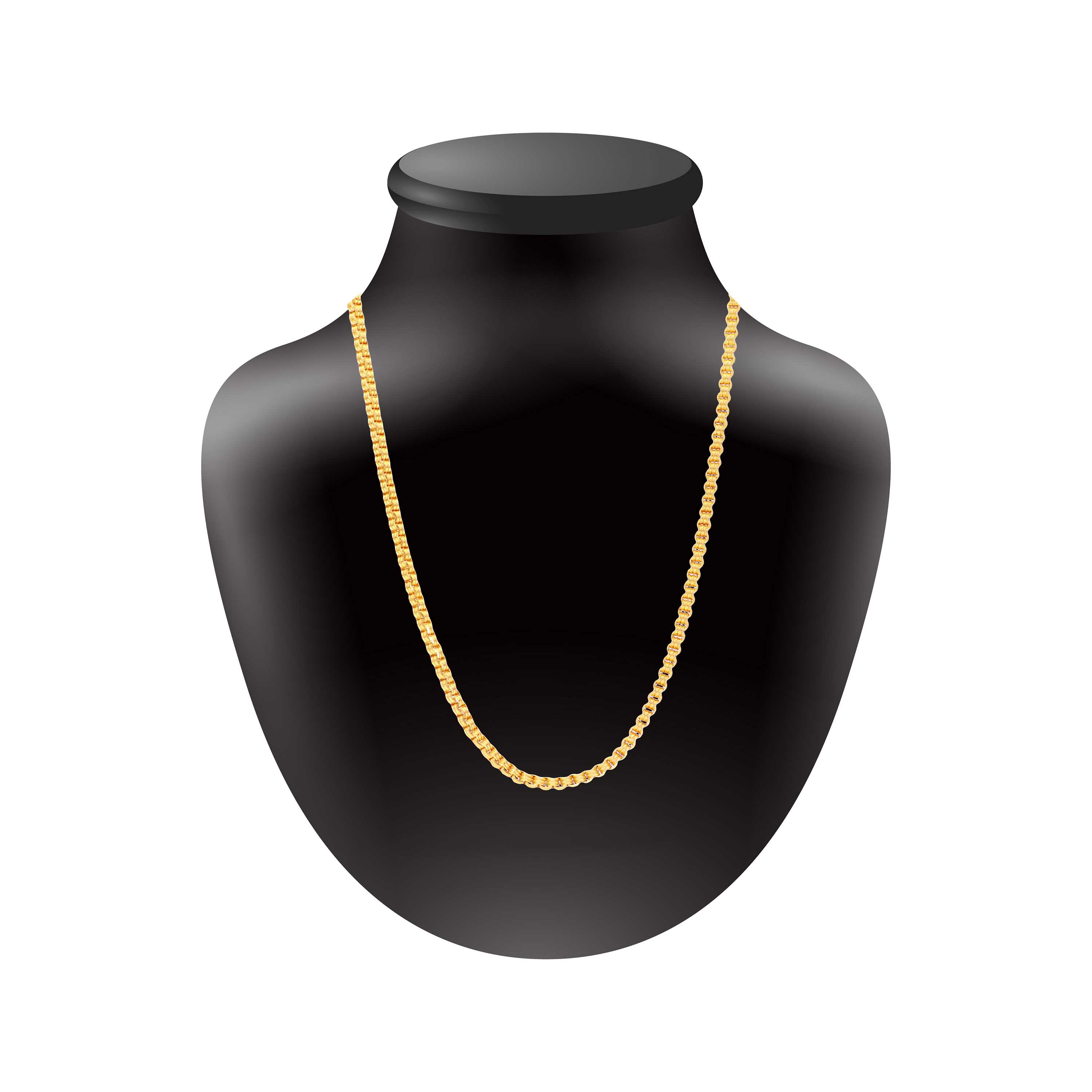 Classic Intricately Crafted 22KT Gold Casual Wear Savidham Chain