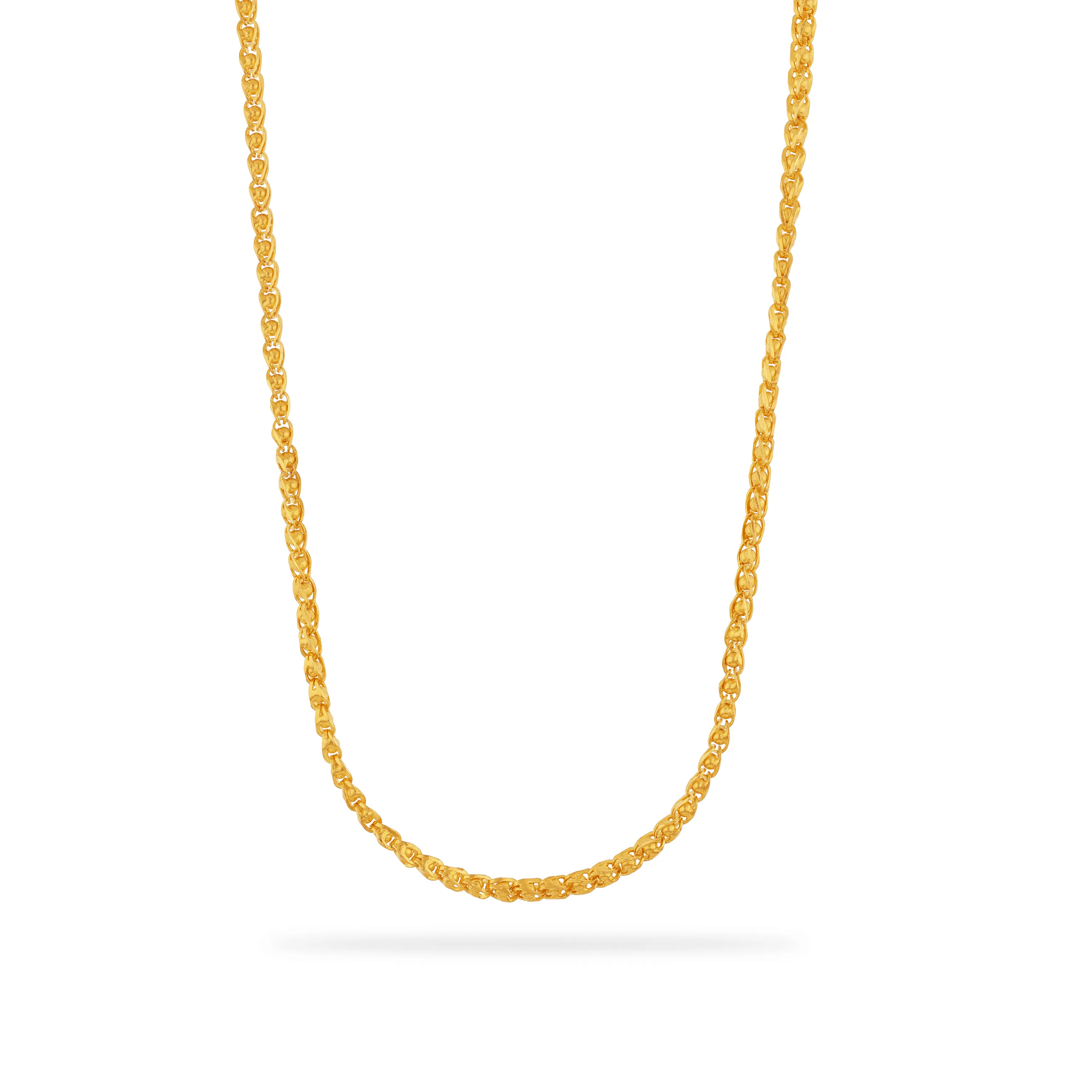 Classic Finely Detailed And Crafted 22KT Gold Chain
