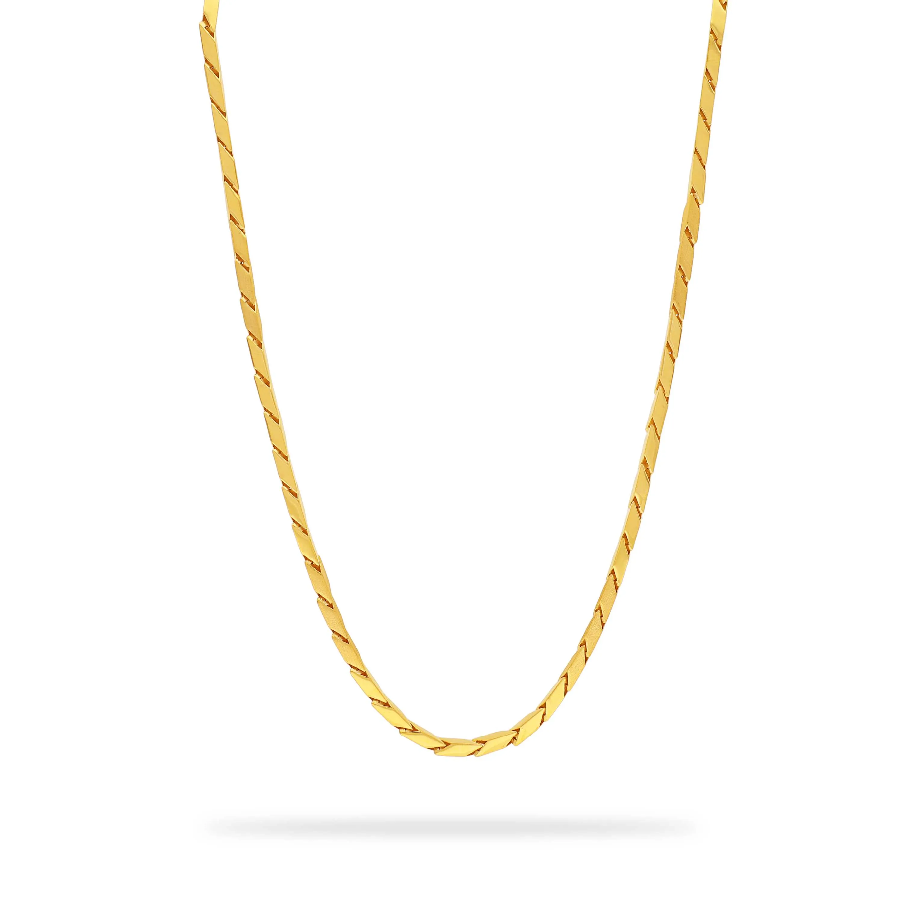 With Pendant 22K Gold Chain For Men, Chain For Men/Boys With BIS