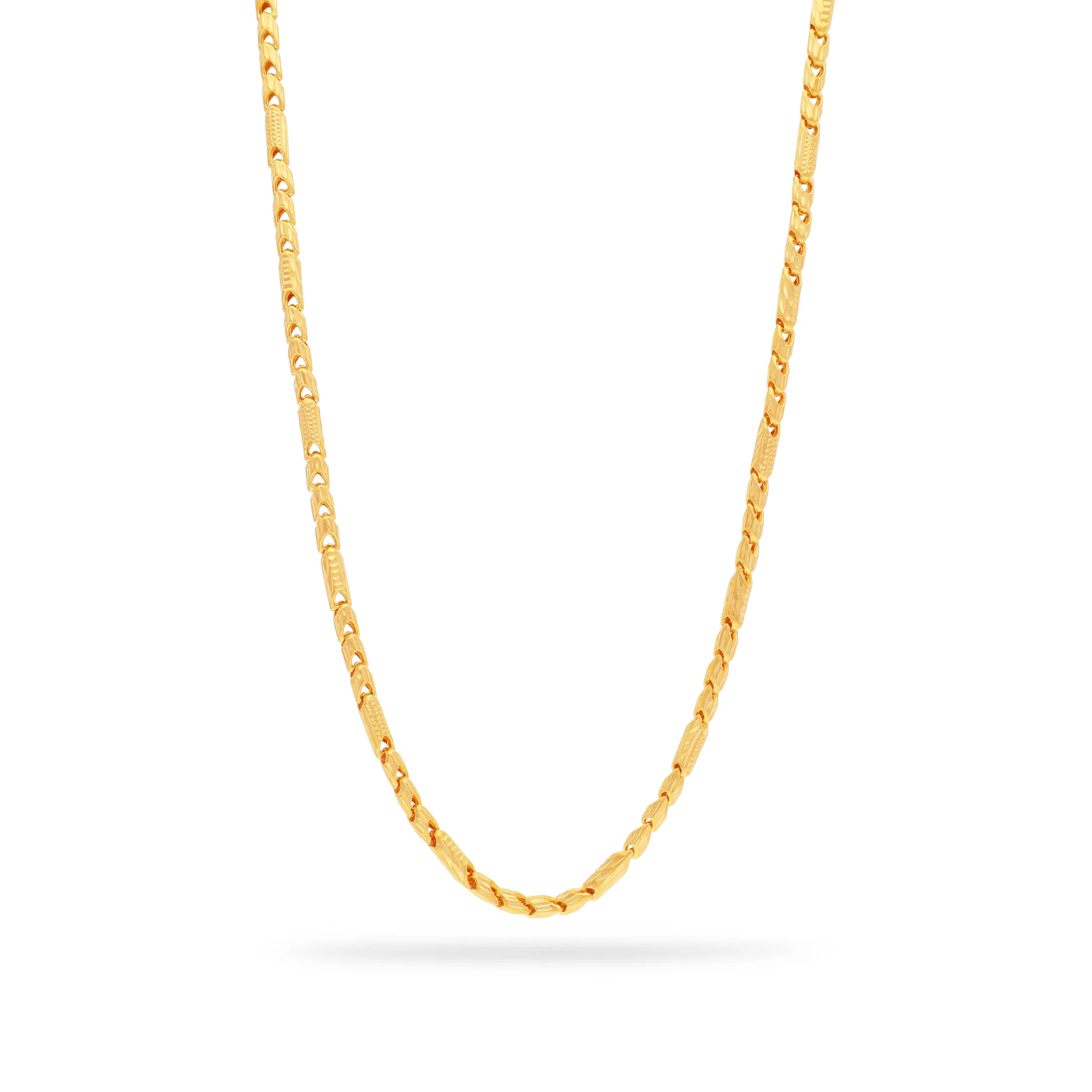 Classic Finely Detailed And Crafted 22KT Gold Chain