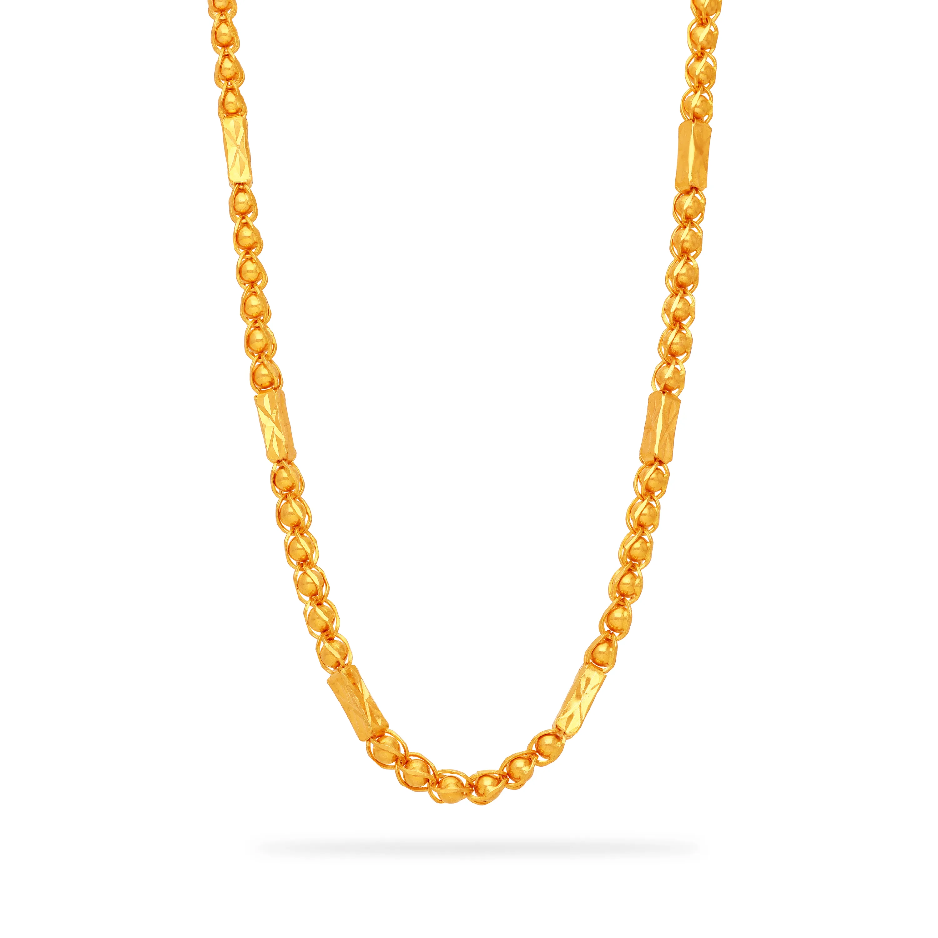 Classic Finely Detailed And Crafted 22KT Gold Chain