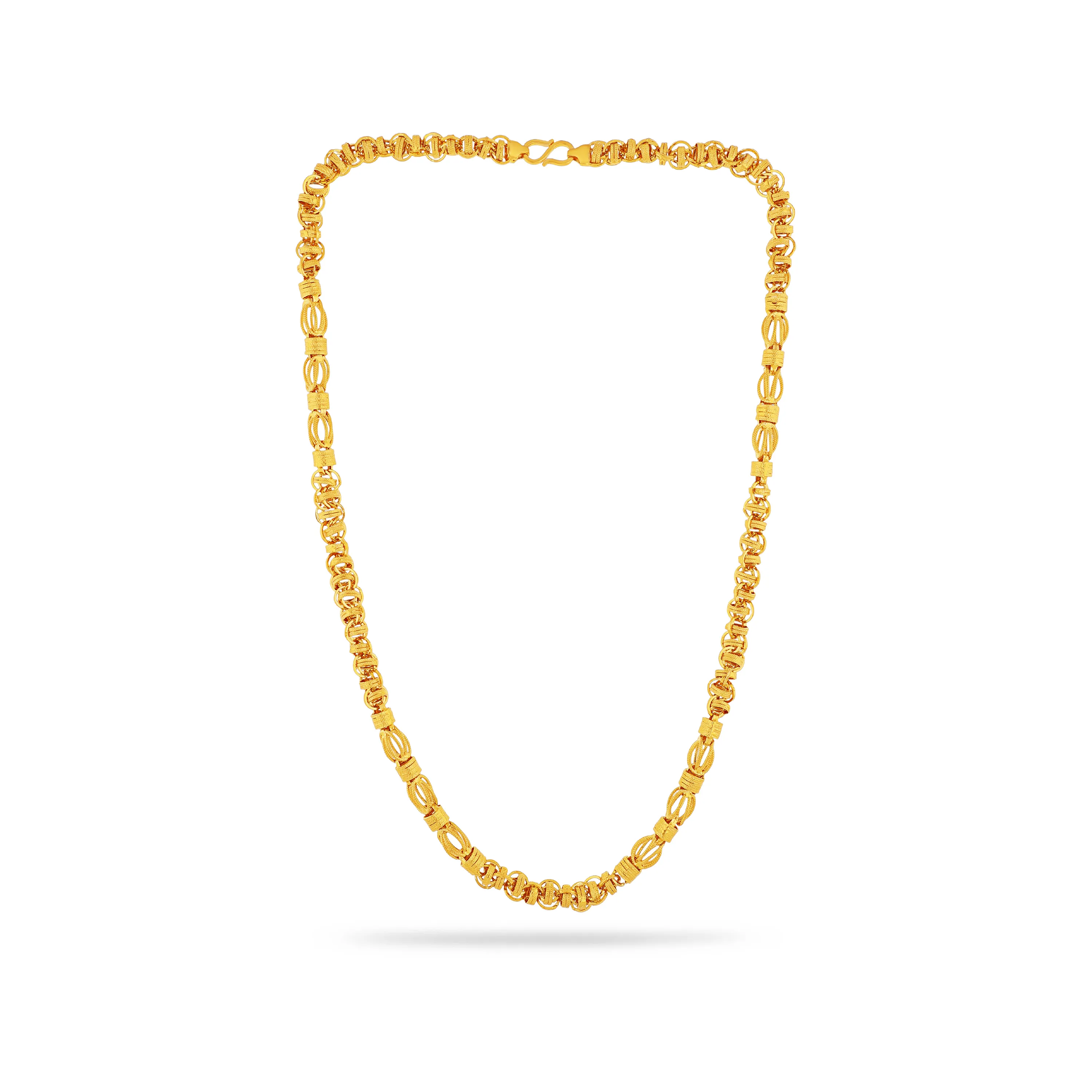 Classic Finely Detailed And Crafted 22KT Gold Chain