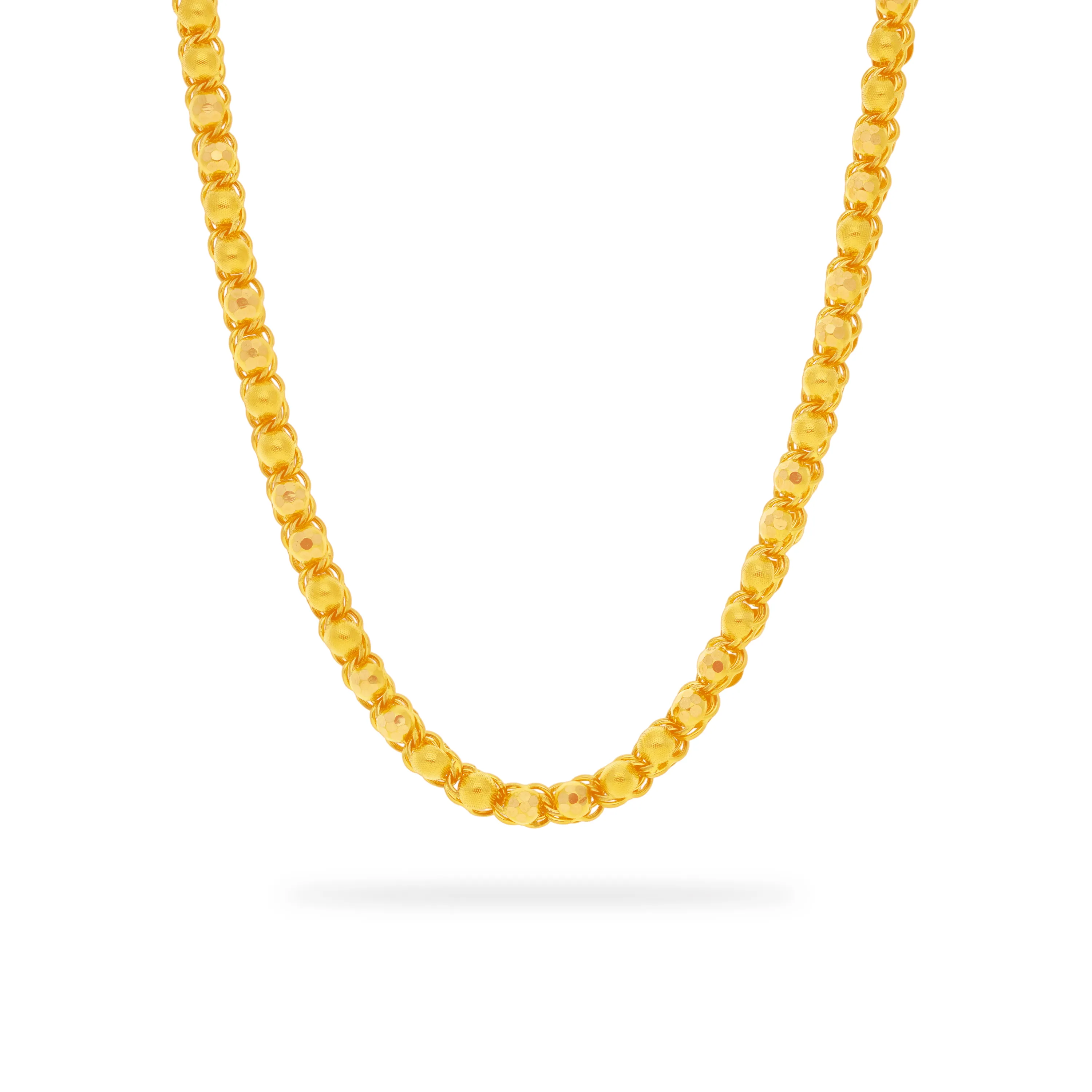 Classic Finely Detailed And Crafted 22KT Gold Chain