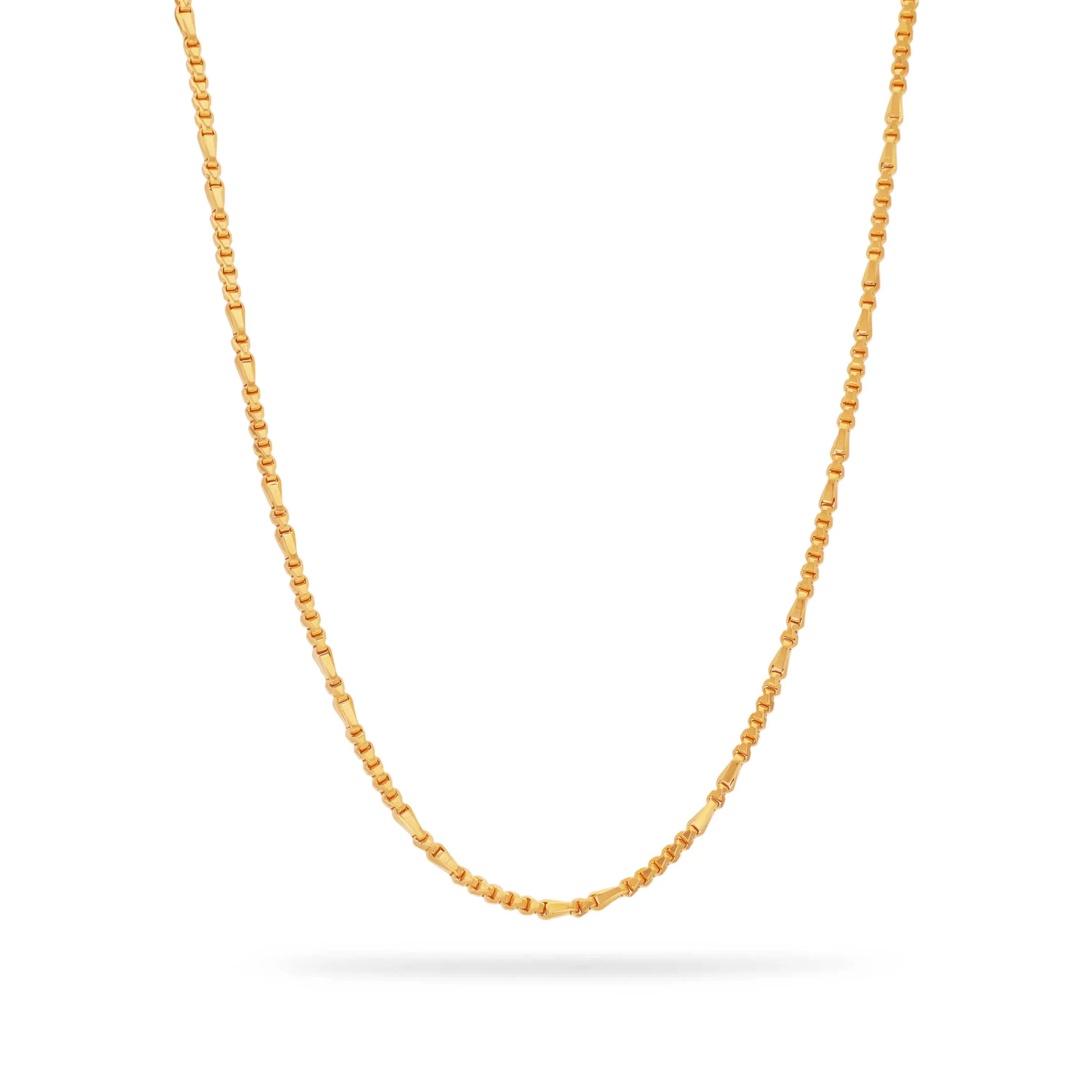 Classic Finely Detailed And Crafted 22KT Gold Chain For Kids