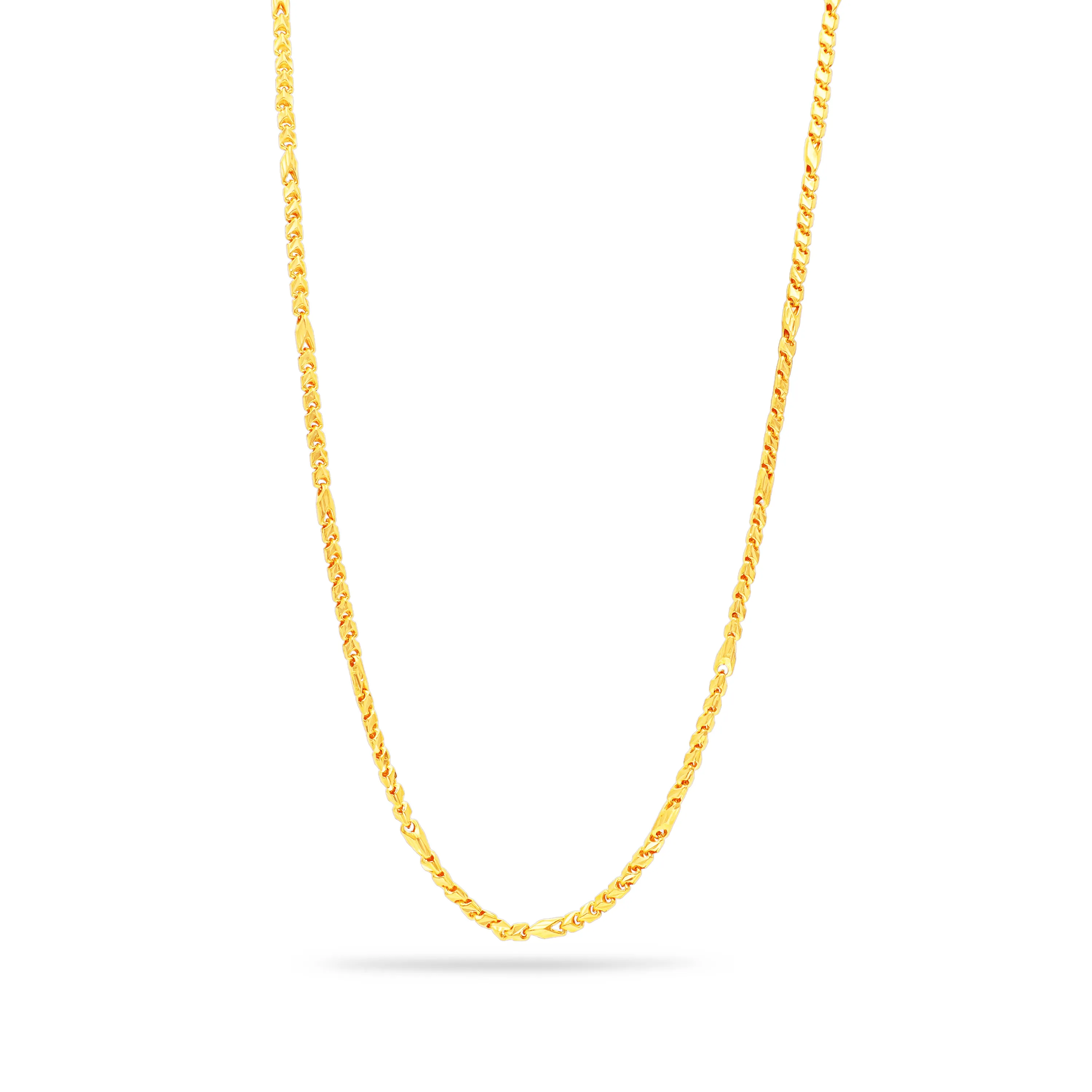 Classic Finely Detailed And Crafted 22KT Gold Chain
