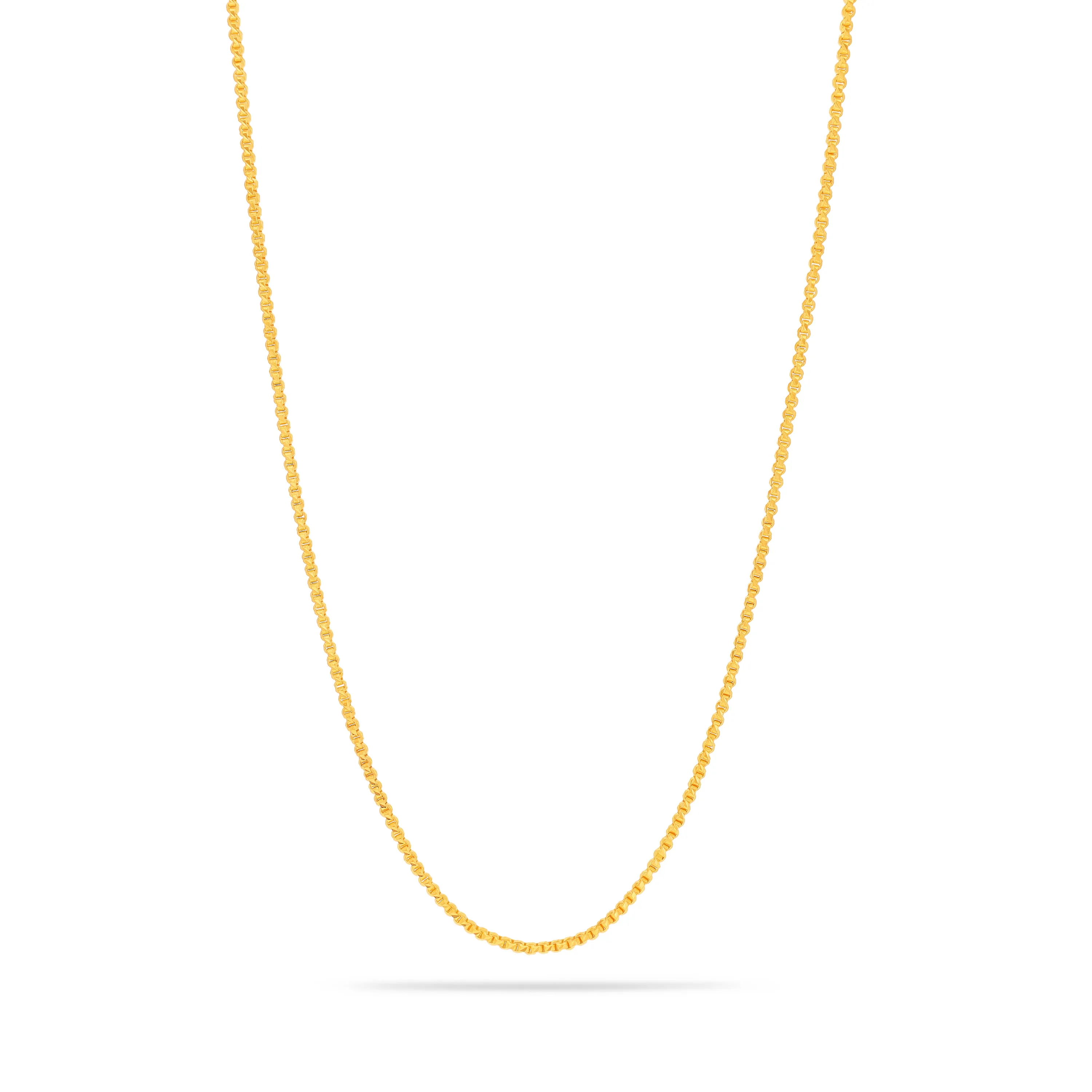 Classic Finely Detailed And Crafted 22KT Gold Chain