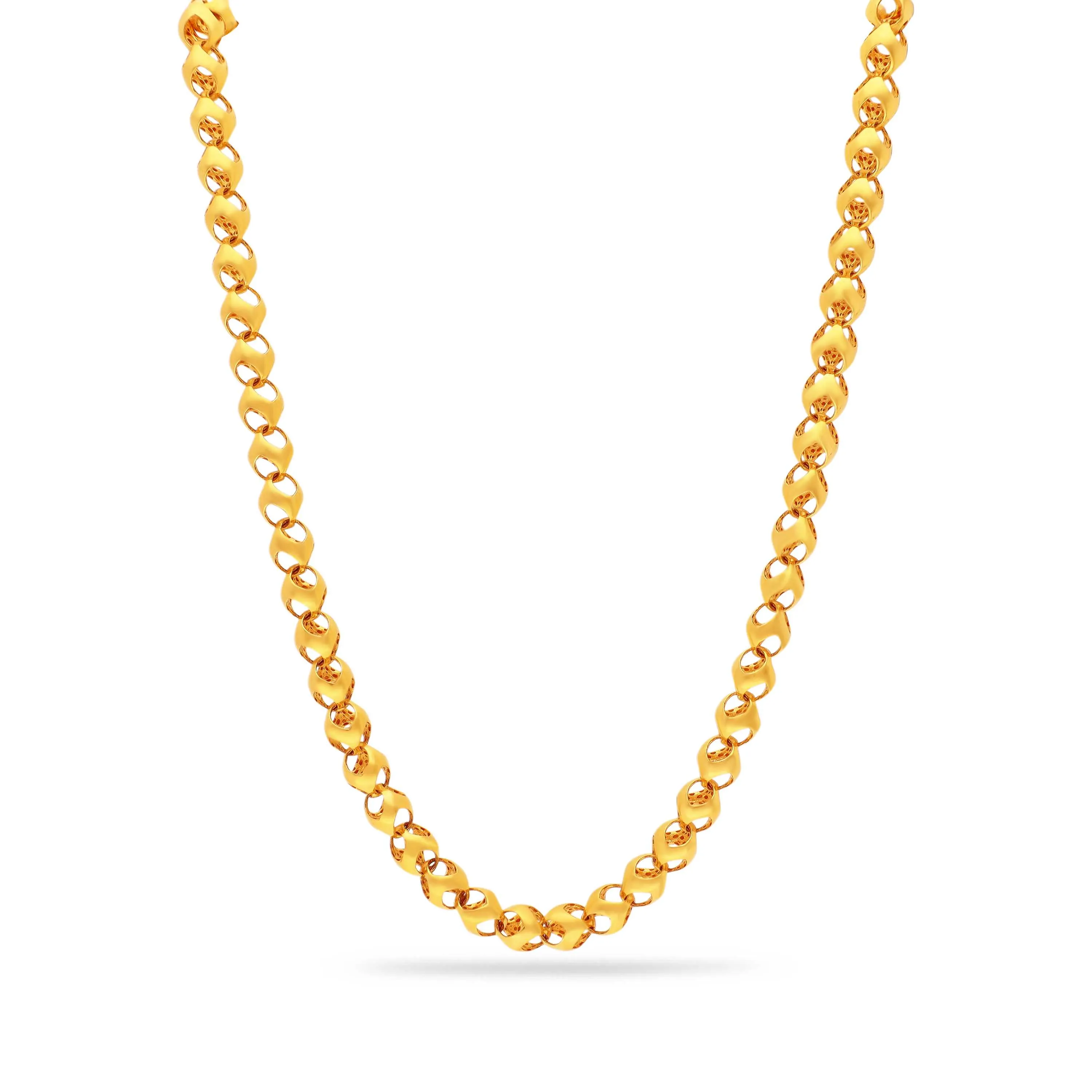 18k Gold Kalyan Jewellers Gents Chain Kalyan Jewellers Mens Gold