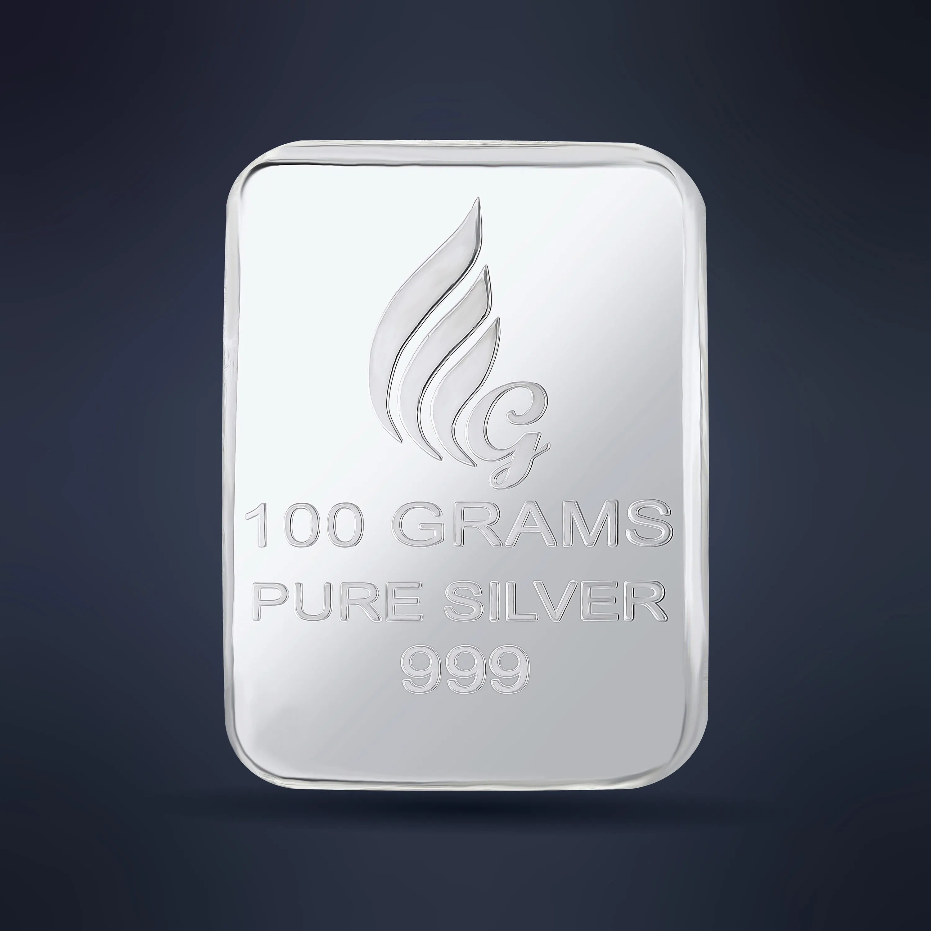 100 gm Plain Silver Bar