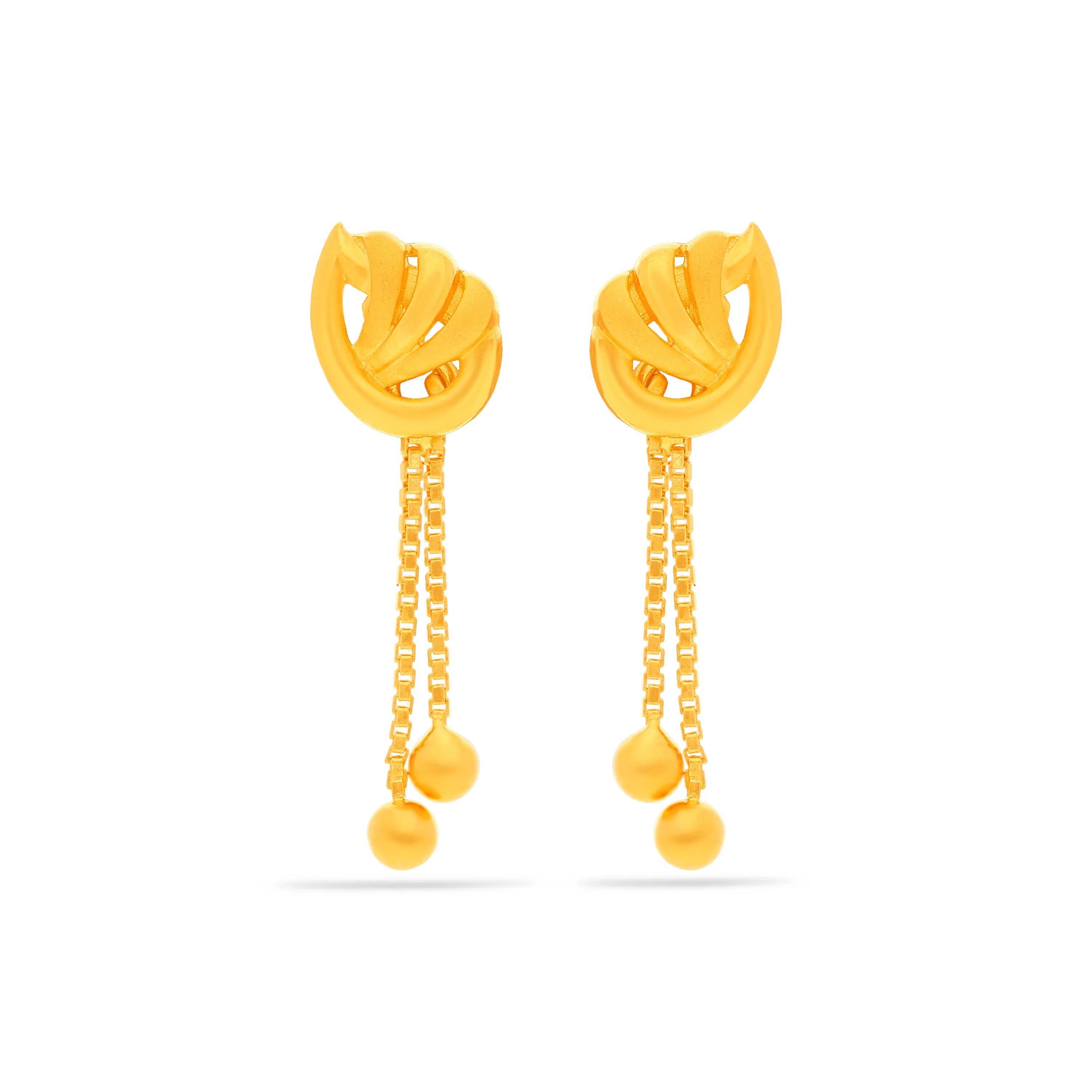Classic Finely Detailed And Crafted 22KT Gold Drops