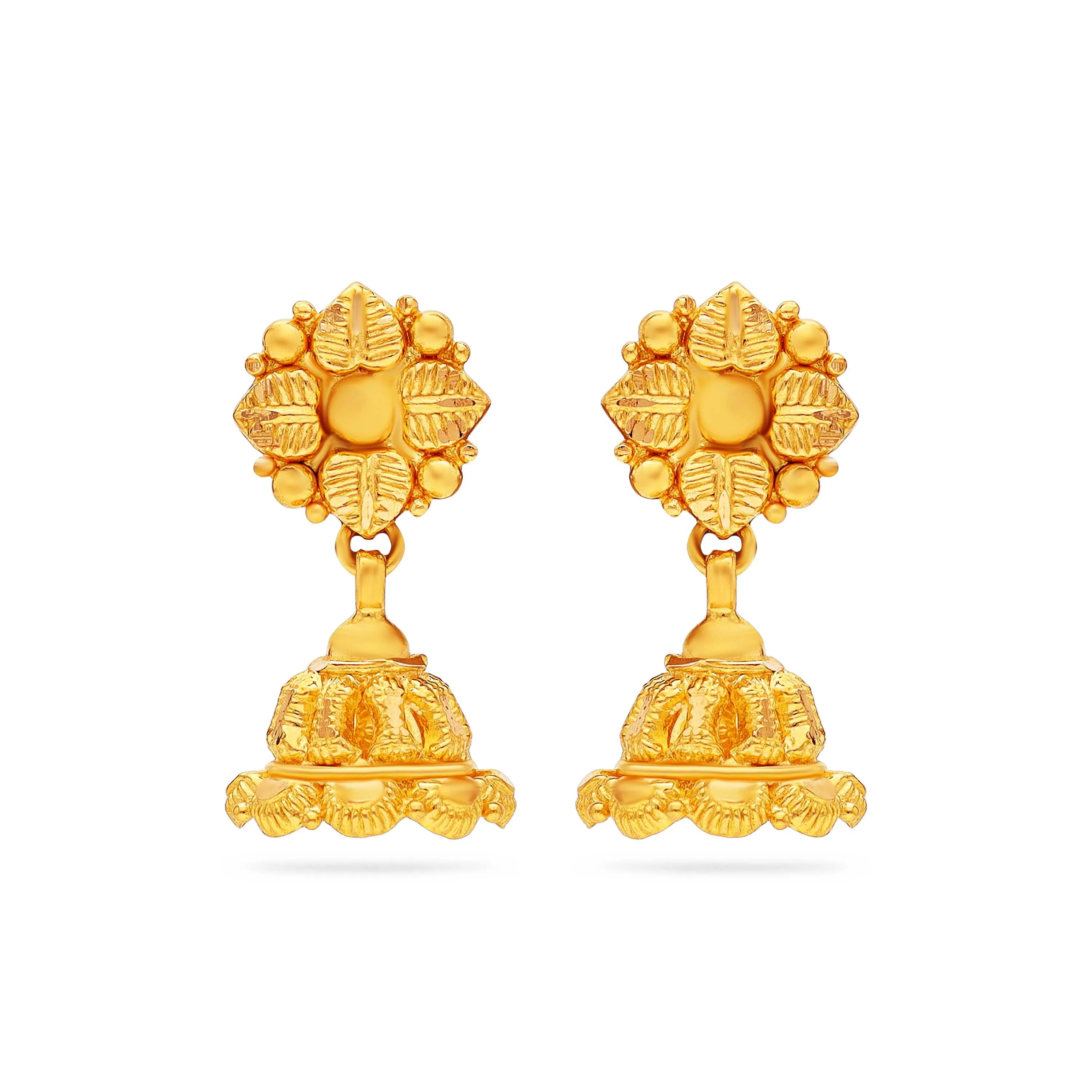 Classic Finely Detailed And Crafted 22KT Gold Drops