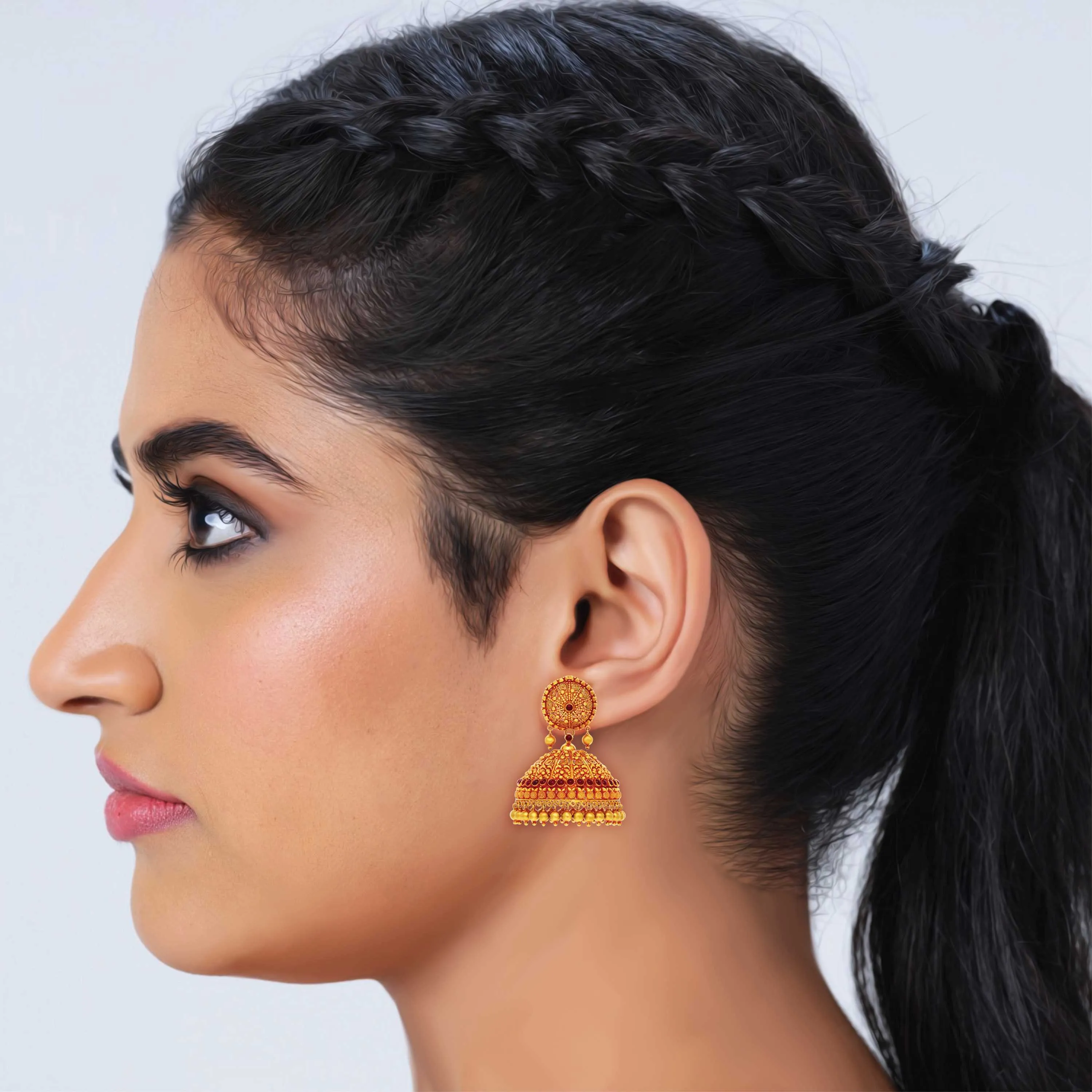Gold Jhumka Designs Antique Gold Earrings With Price Specially