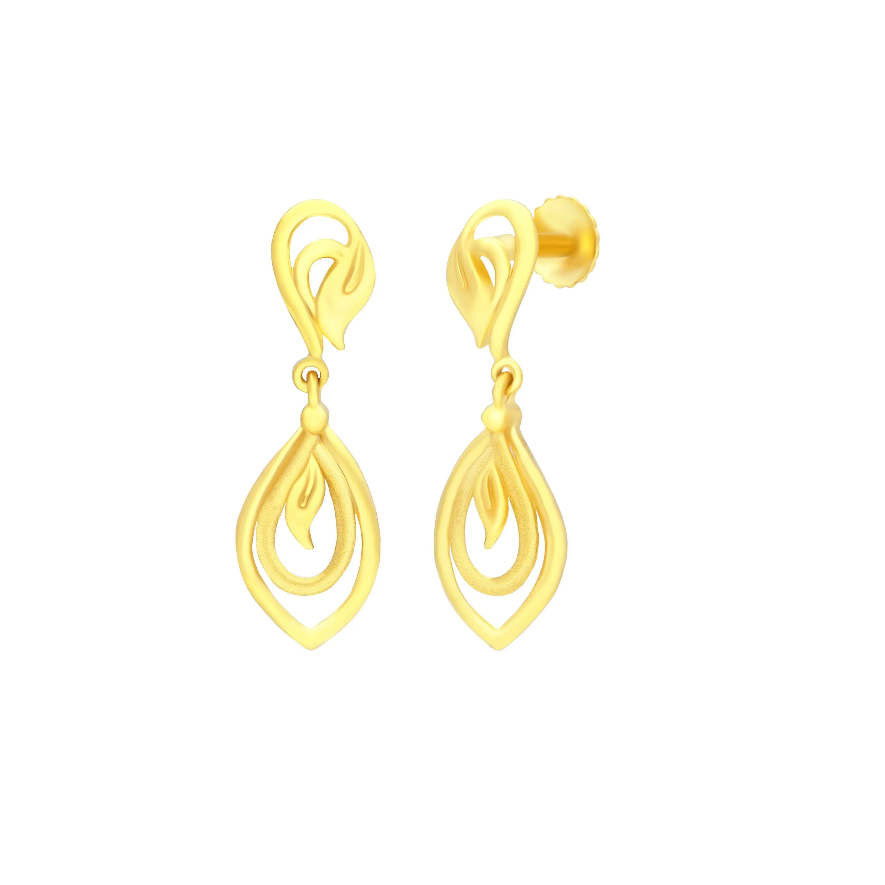Chic 22 KT Gold Earrings