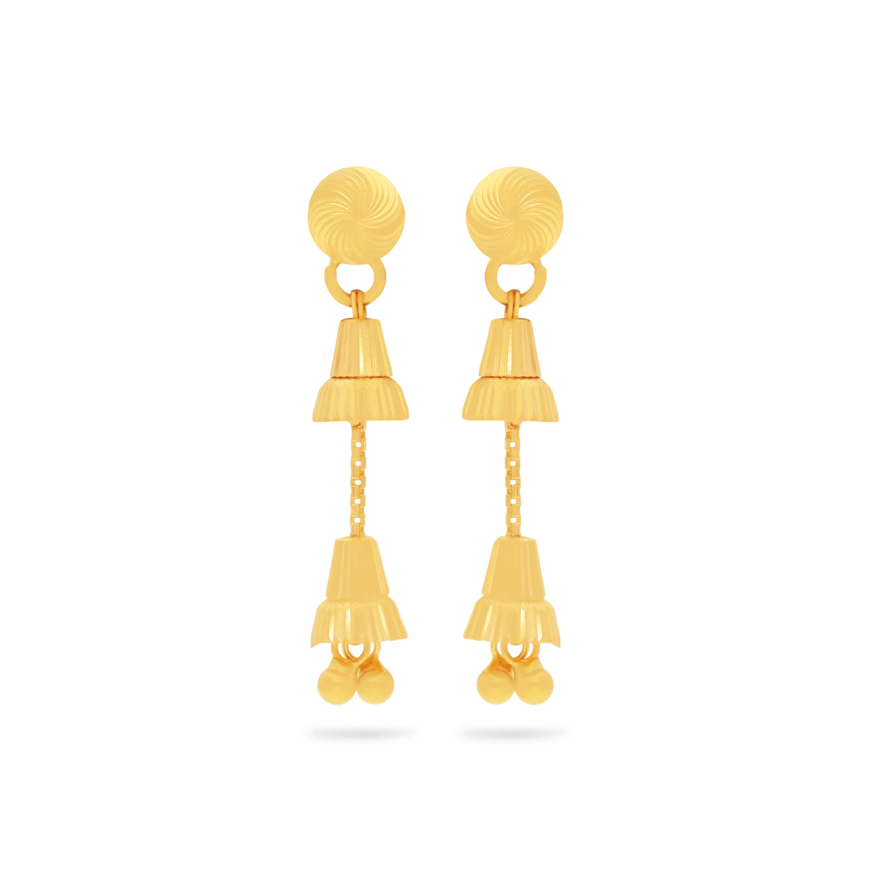 Finely Detailed And Crafted 22KT Gold Drops